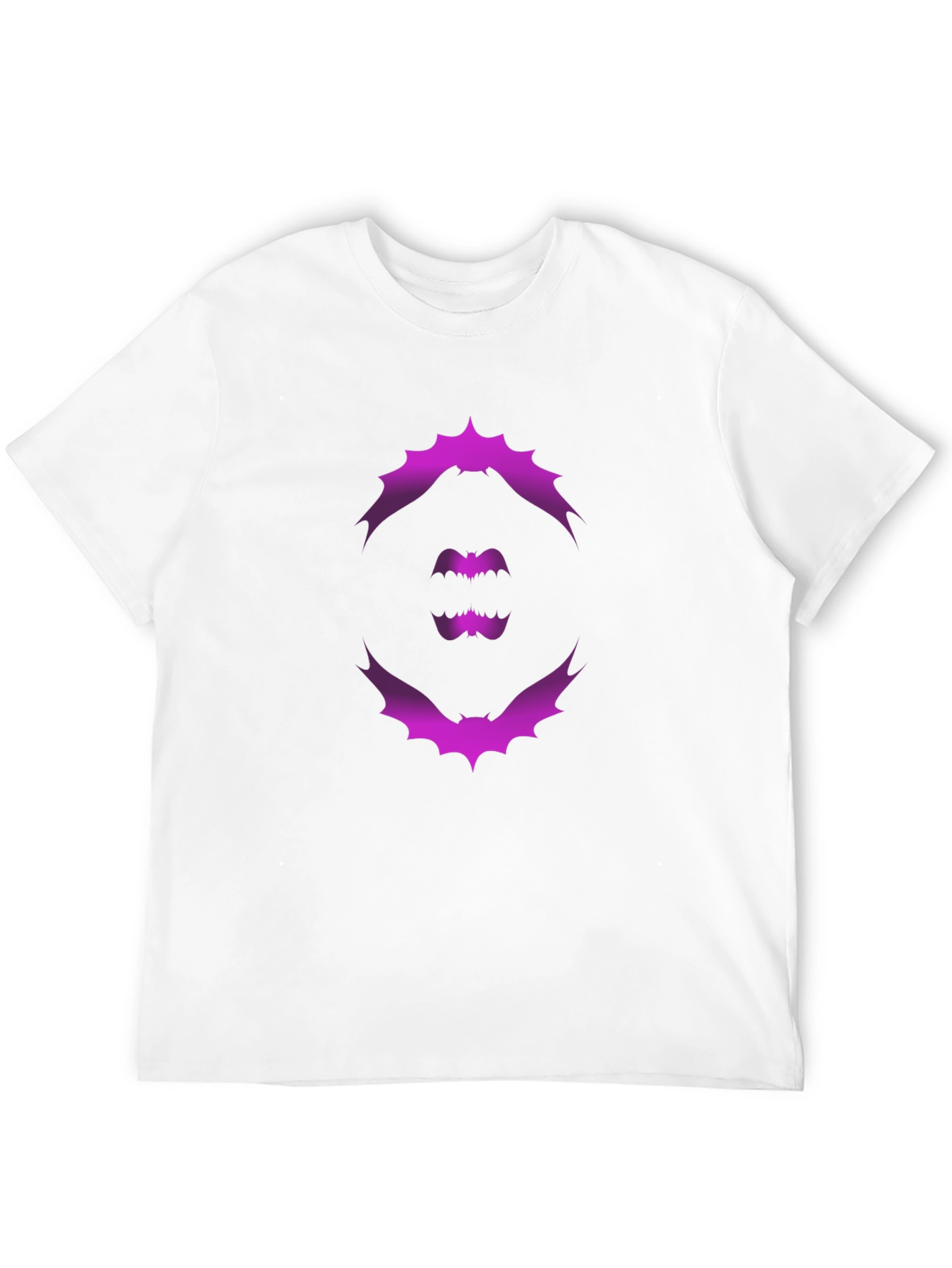 Black Bat Silhouette Graphic Print Black Tee view 12