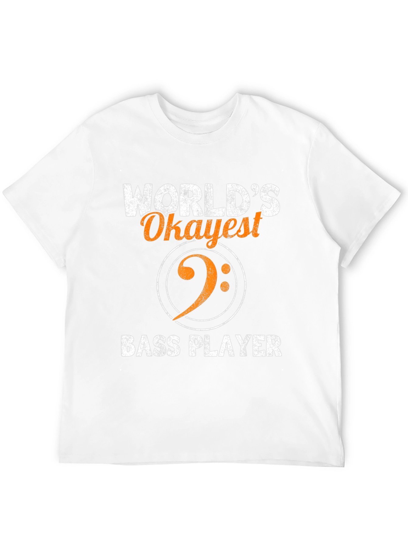Black World's Okayest Bass Player Graphic Tee view 12