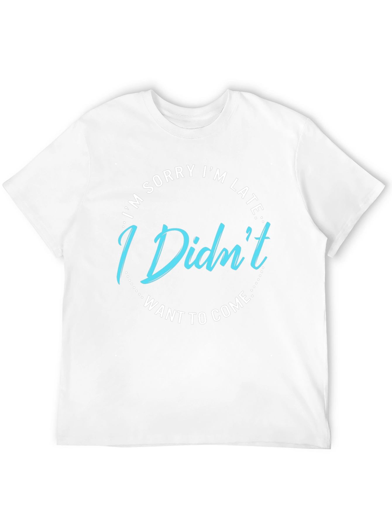 Black Funny "I Didn't Want to Come" Graphic Tee view 12