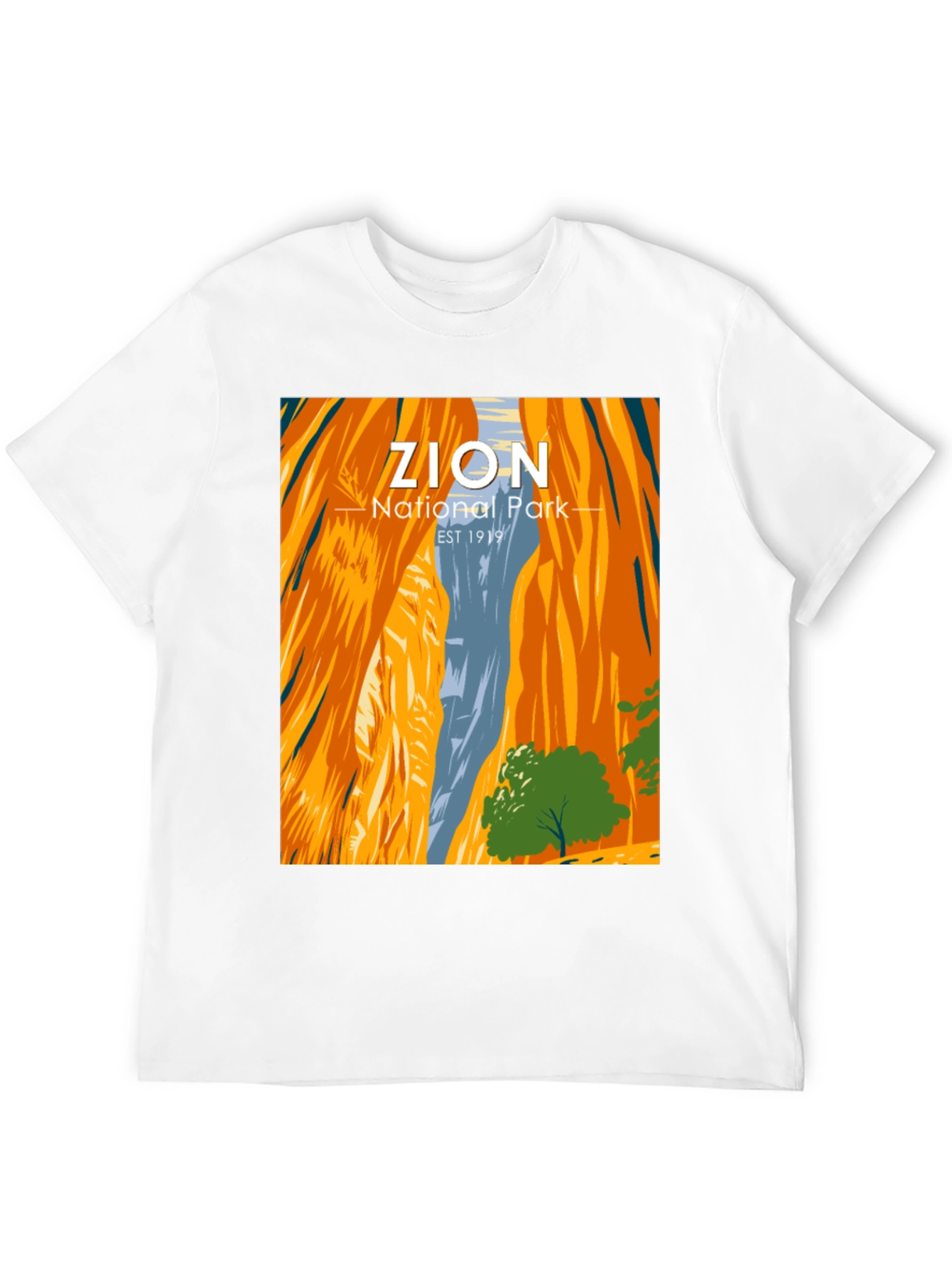 Black Zion National Park Graphic Tee view 12