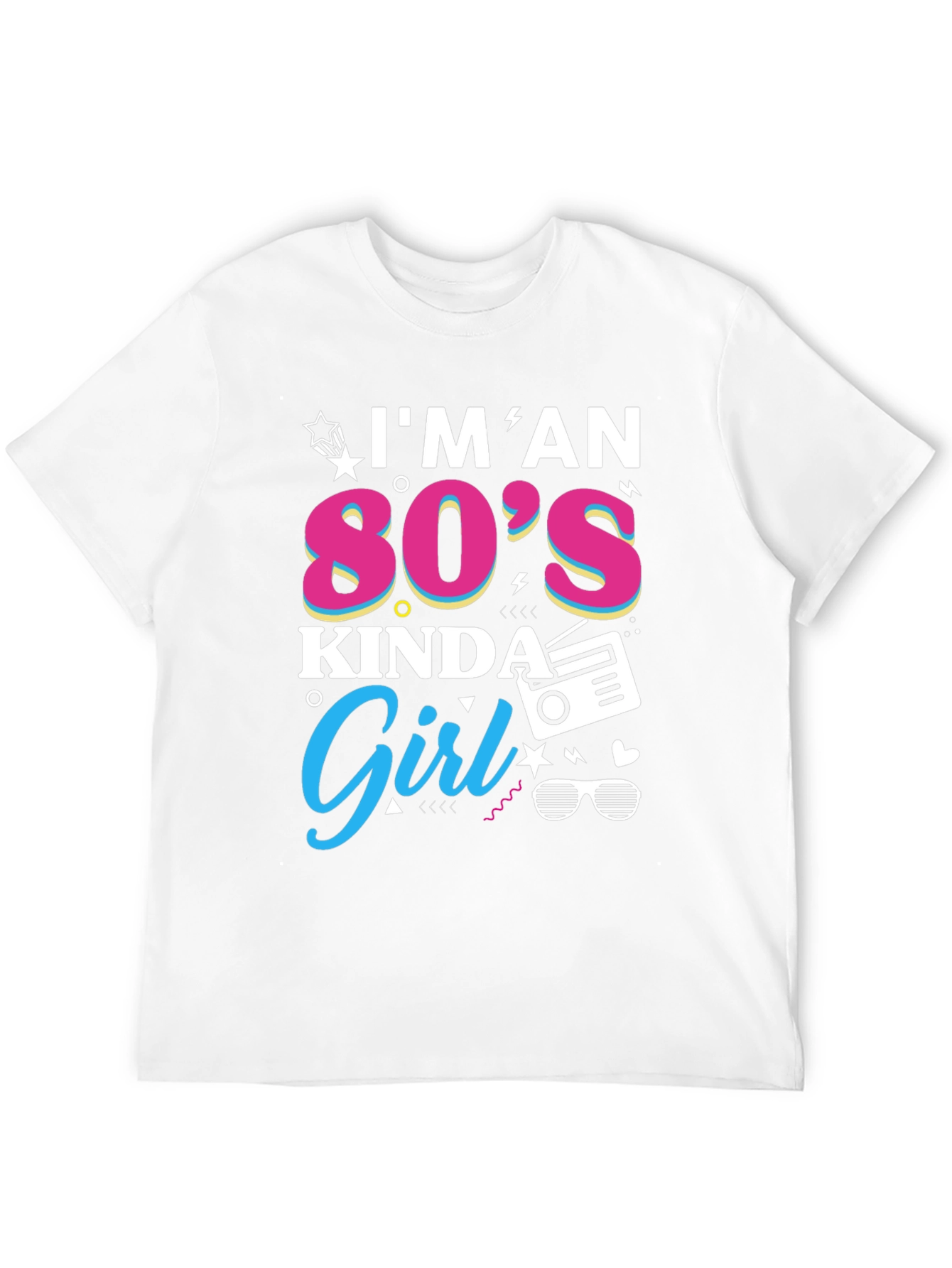 Black I'm an 80s Kinda Girl Graphic Tee view 12