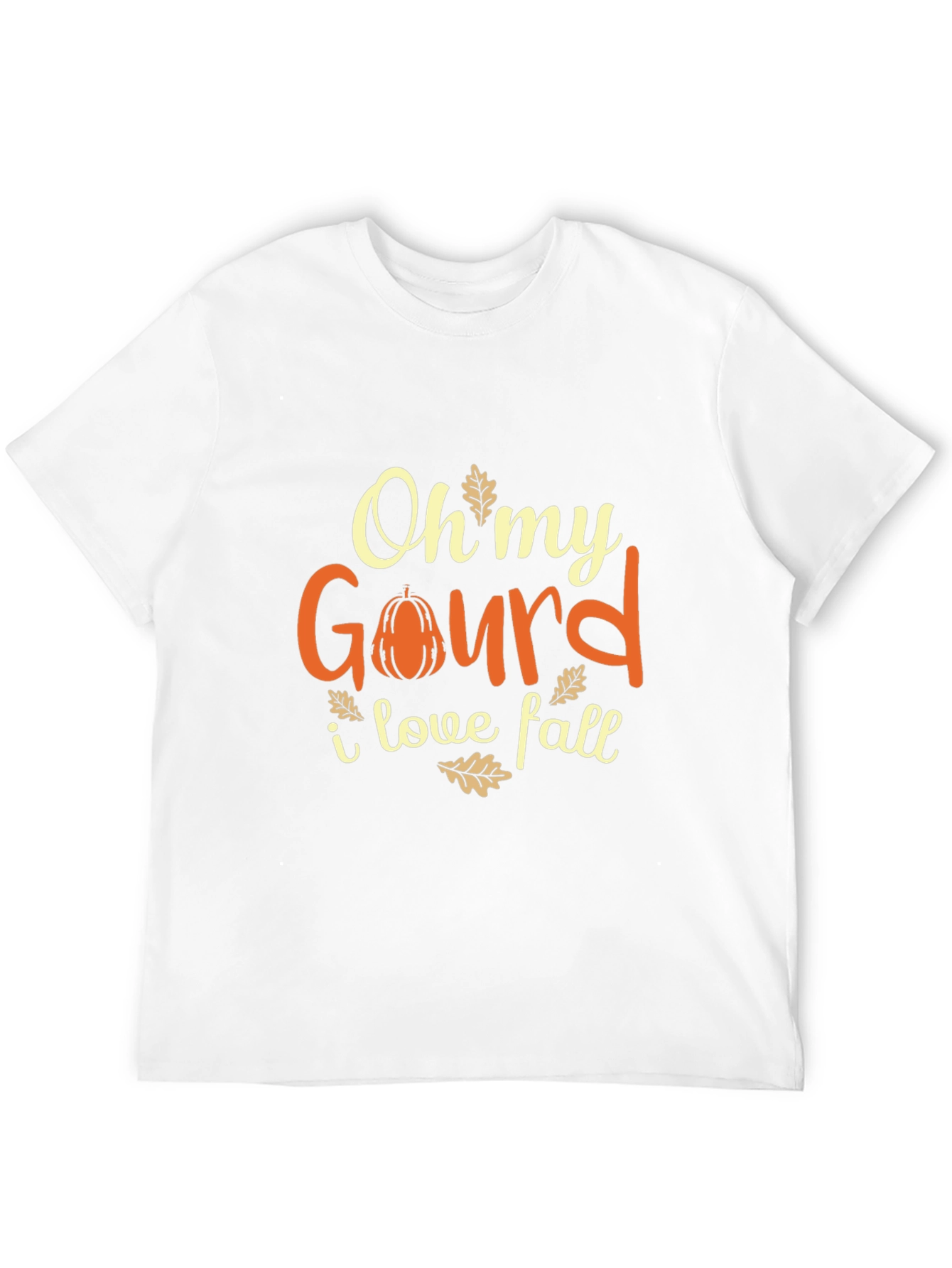 Oh My Gourd I Love Fall Graphic Tee - 12