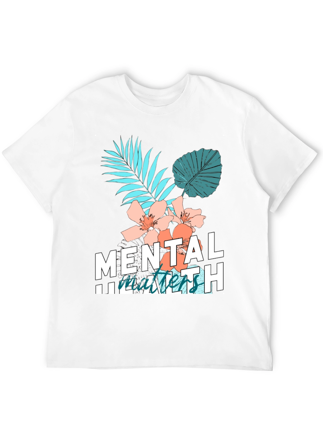 Black Mental Health Matters Graphic Tee, Black view 12