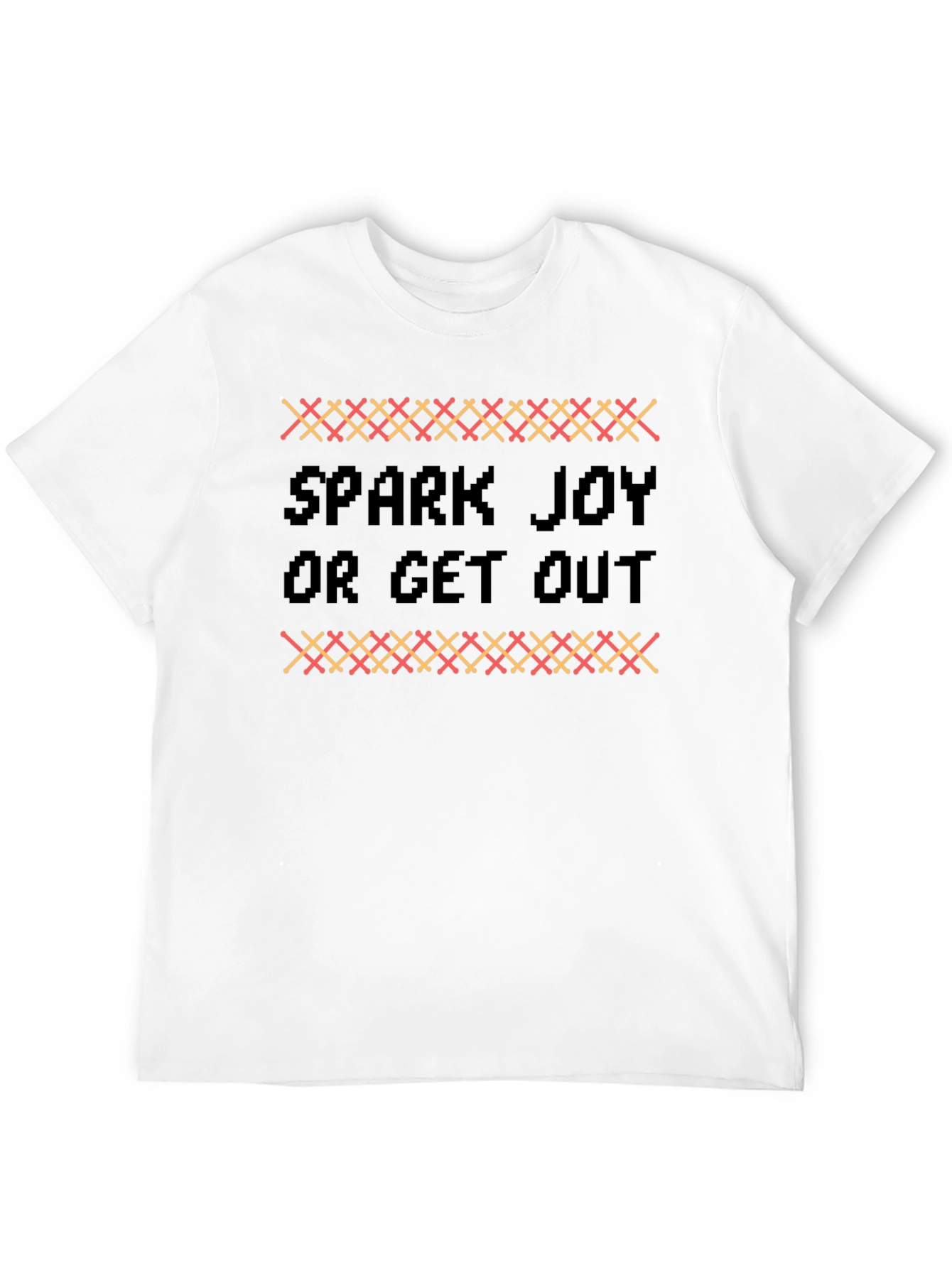 Black Spark Joy Graphic Tee - Funny Sarcastic T-Shirt view 12
