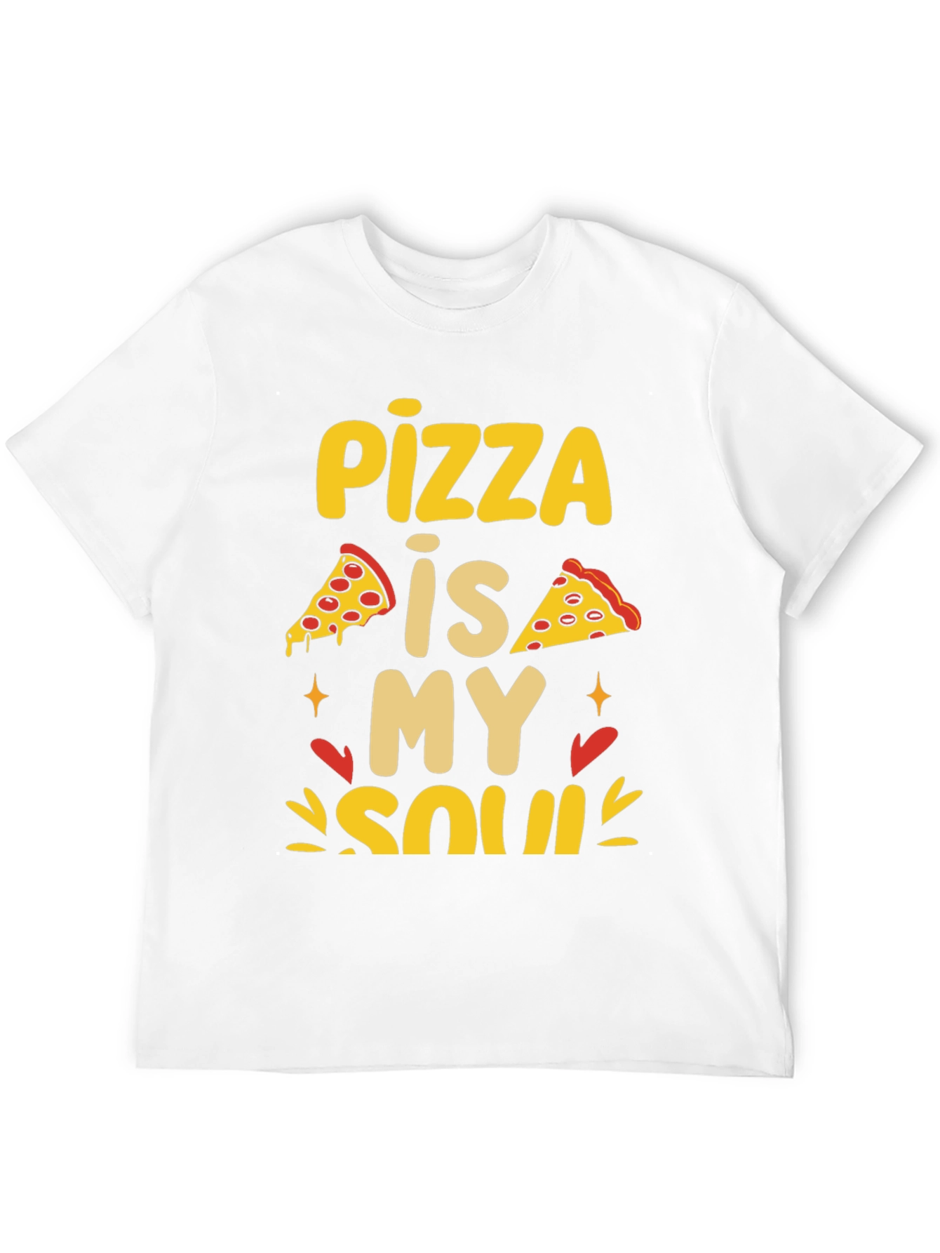 Black Pizza Is My Soul Graphic Tee - Unisex view 12