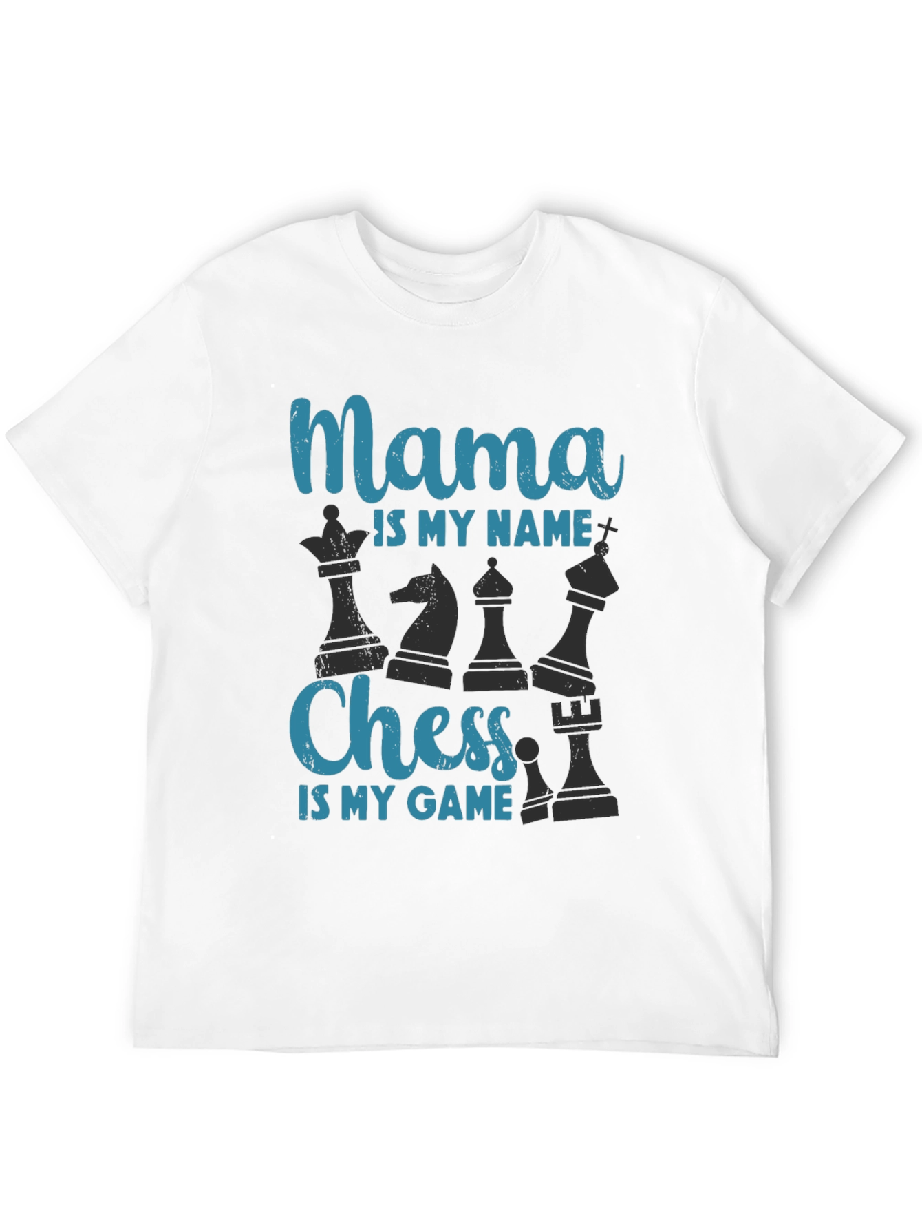 Black Mama Chess T-Shirt - Chess Lover Tee view 12