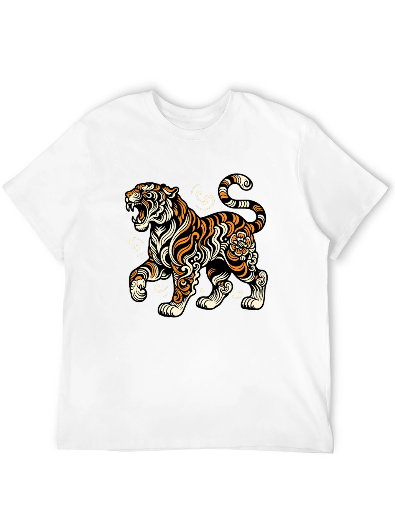 Black Black Tiger Graphic Tee view 12
