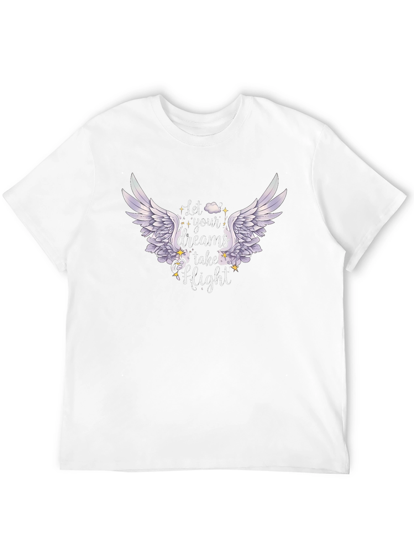 Black Dream Flight Black Graphic T-Shirt view 12