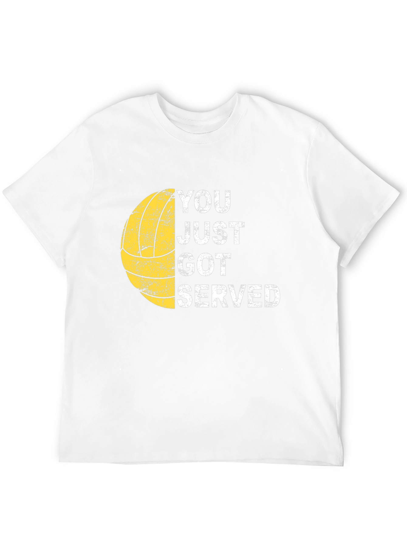 Black You Just Got Served T-Shirt Volleyball Tee view 12