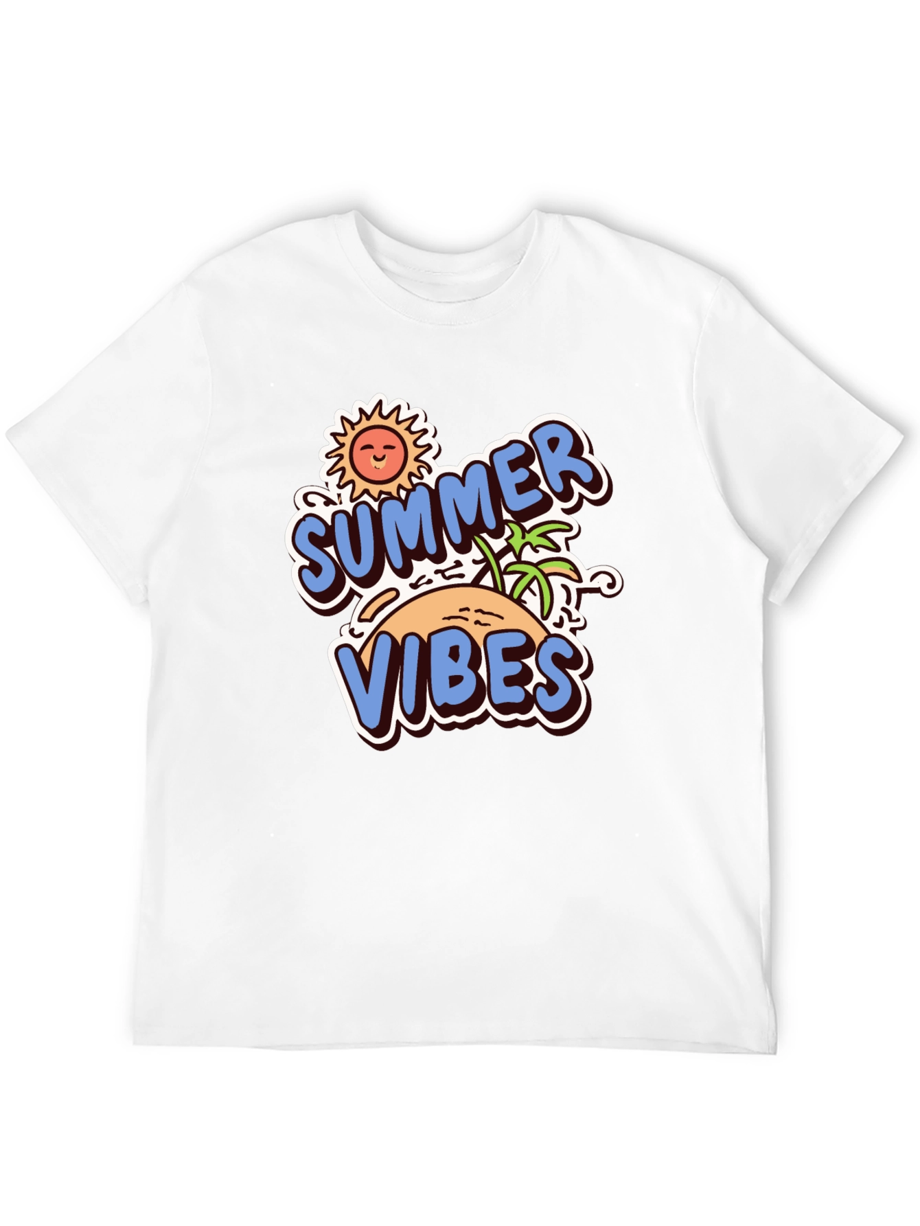 Black Summer Vibes Graphic Tee view 12