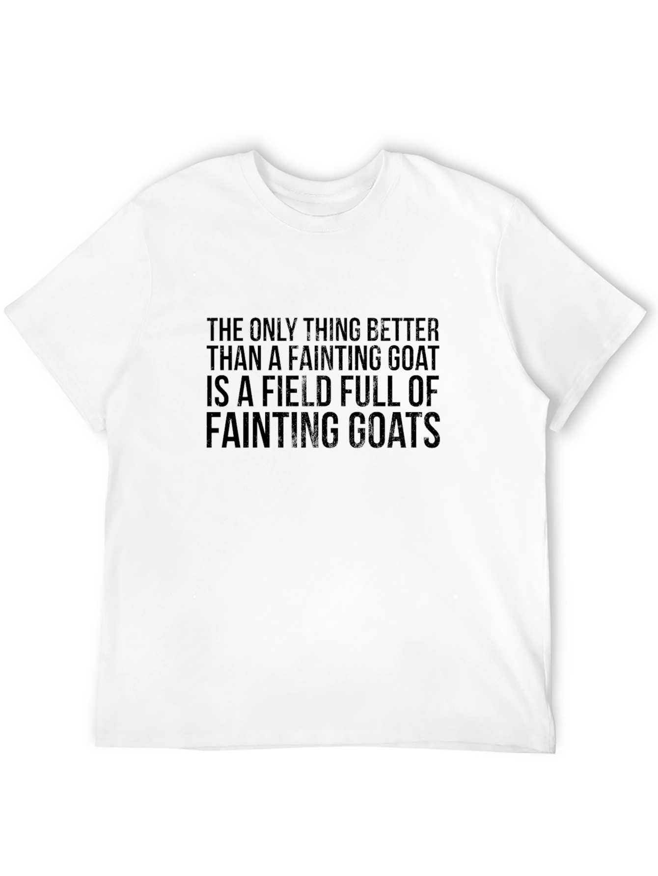 Black Fainting Goat T-Shirt - Funny Animal Lover Tee view 12