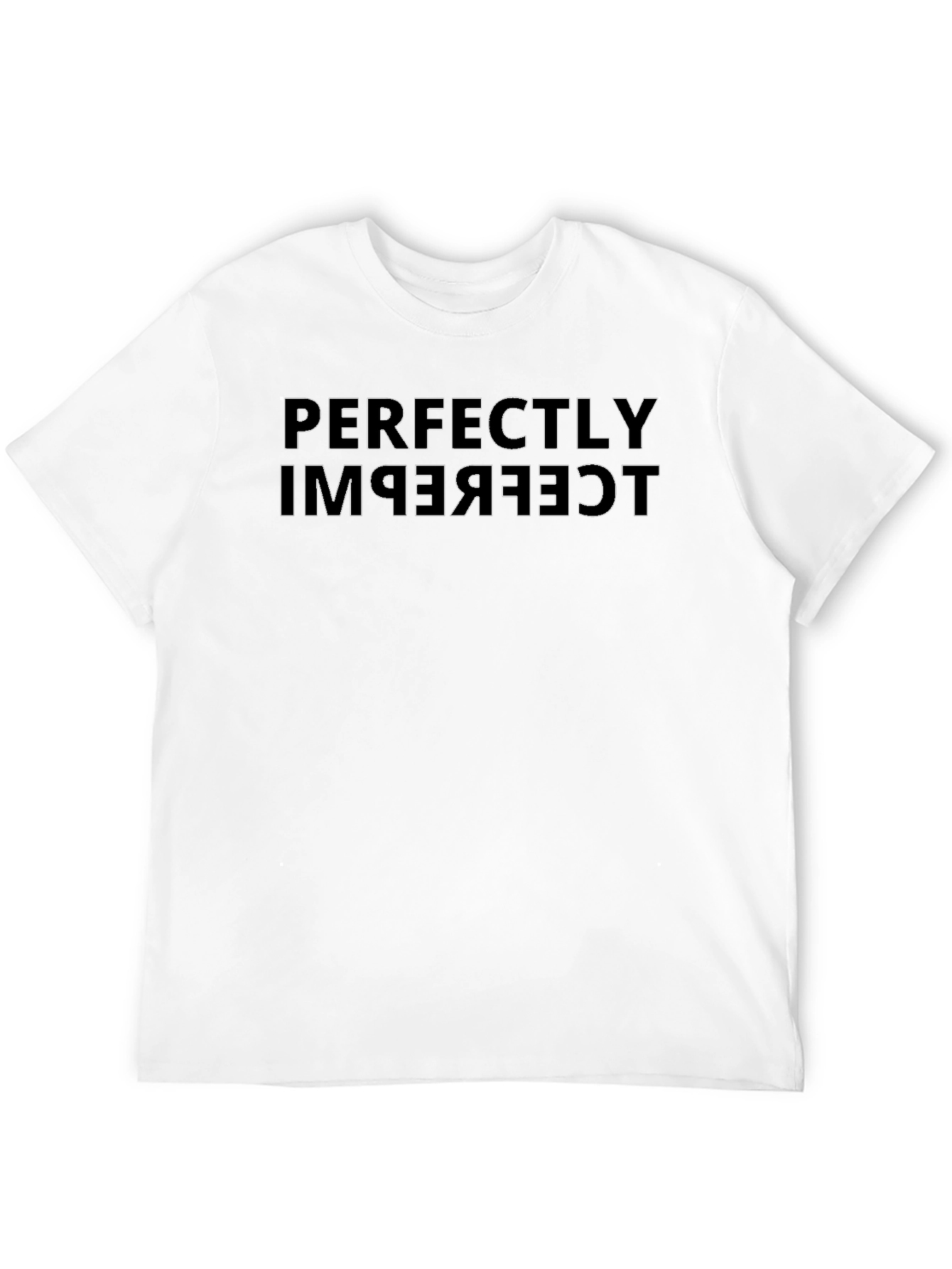Black Perfectly Imperfect Graphic Tee - Black view 12