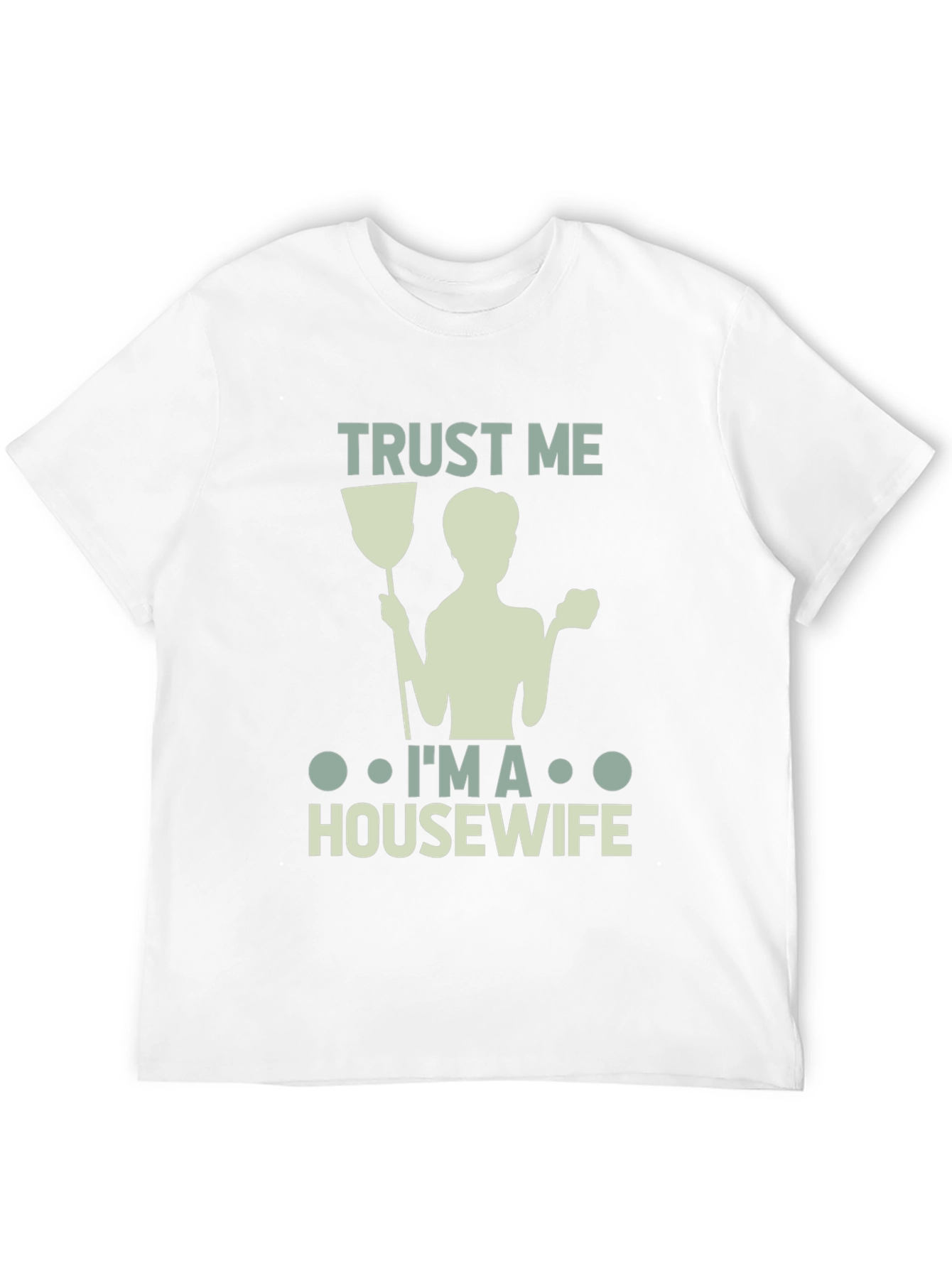 Black Trust Me I'm a Housewife T-Shirt view 12