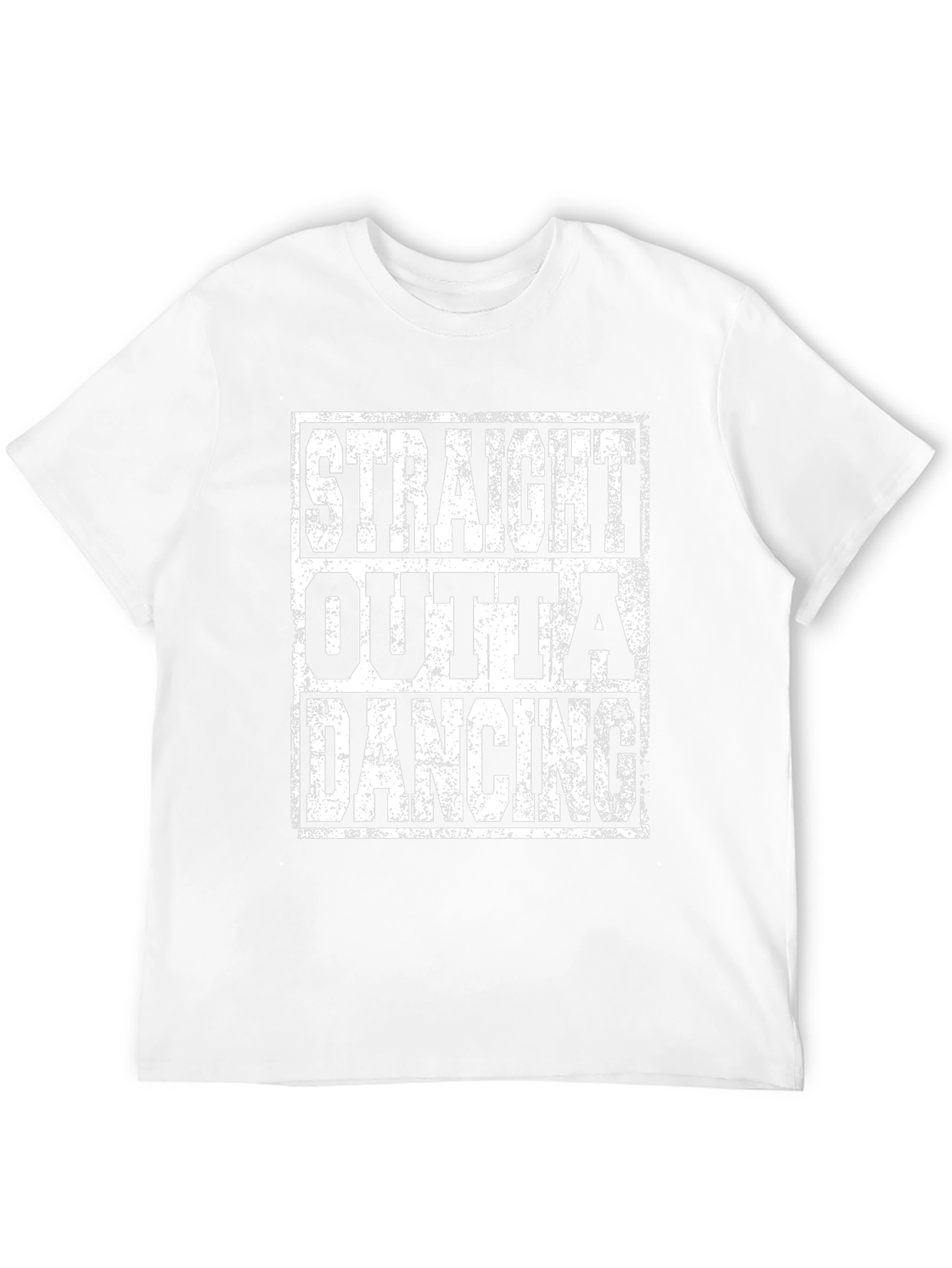 Black Straight Outta Dancing Black Graphic Tee view 12