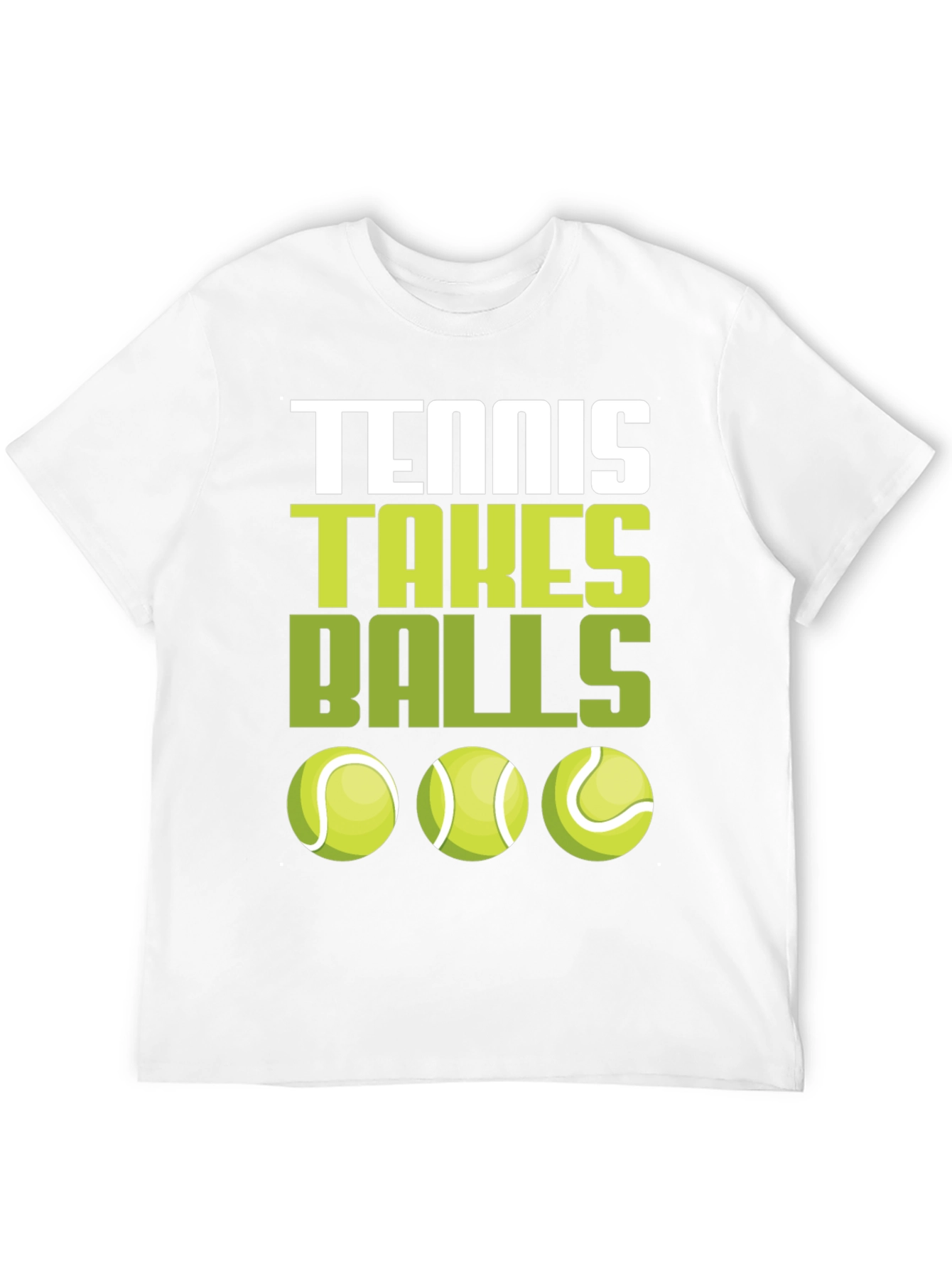 Tennis Takes Balls T-Shirt | Funny Tennis Graphic Tee - 12