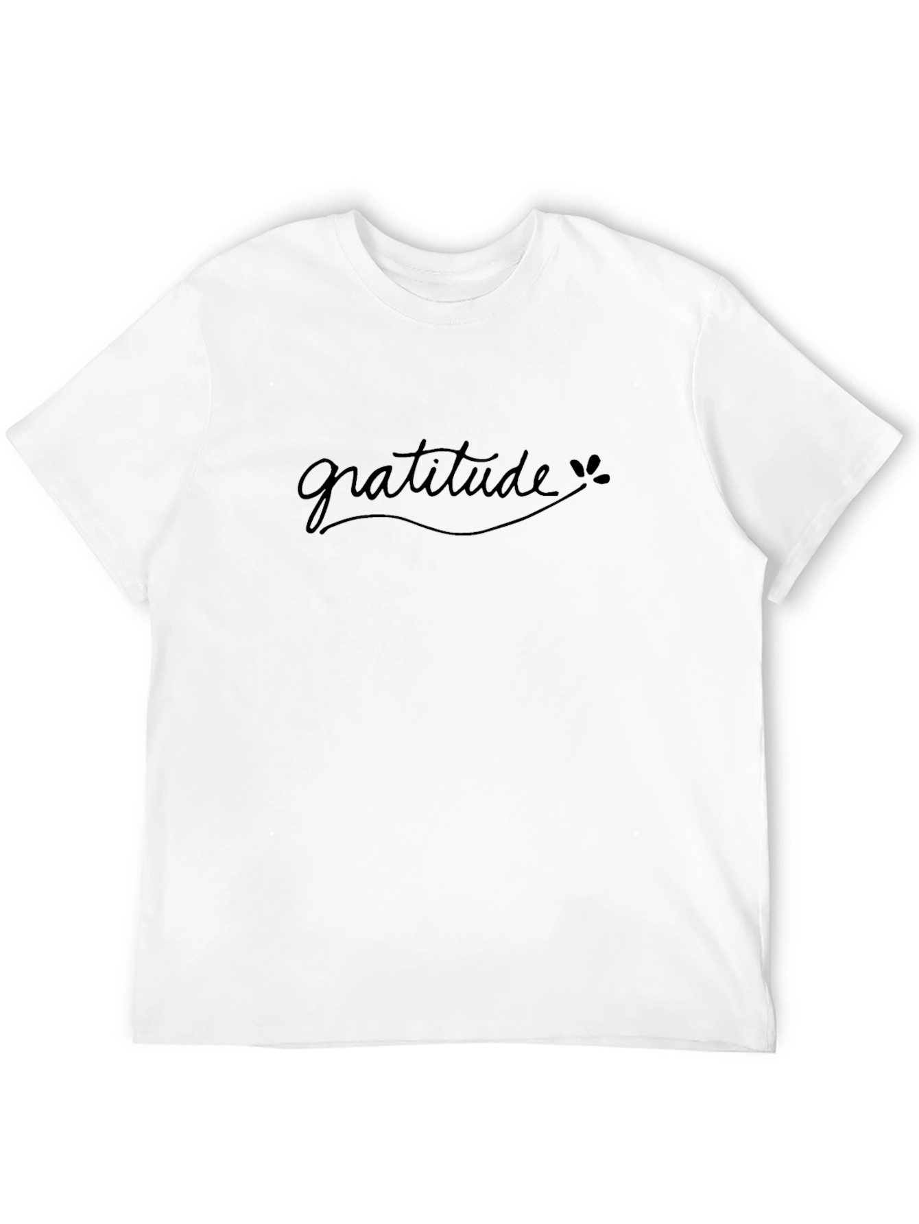 Black Gratitude Graphic Tee view 12