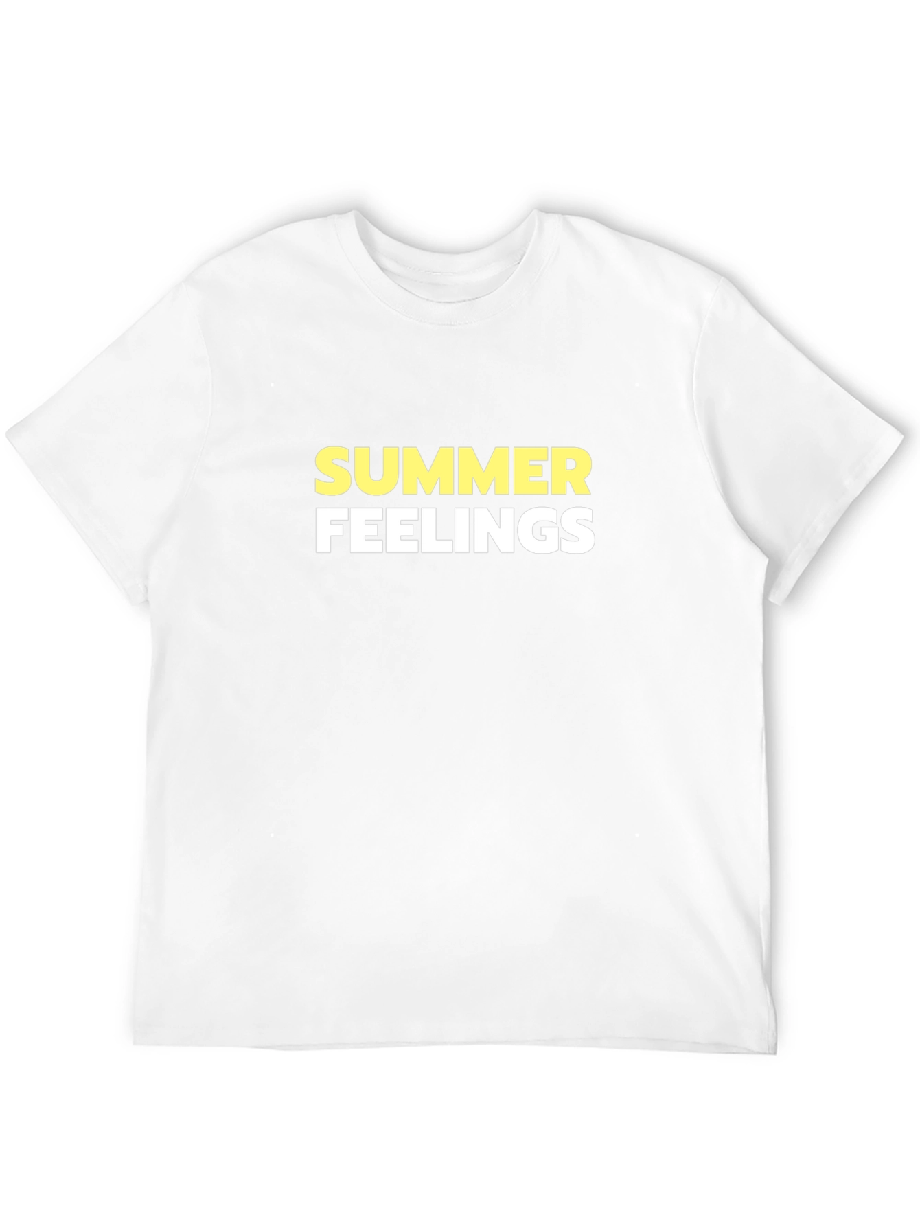 Black Summer Feelings Black T-Shirt view 12