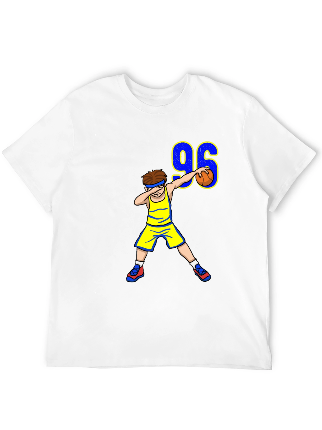 Black Dabbing Basketball Player 96 T-Shirt view 12