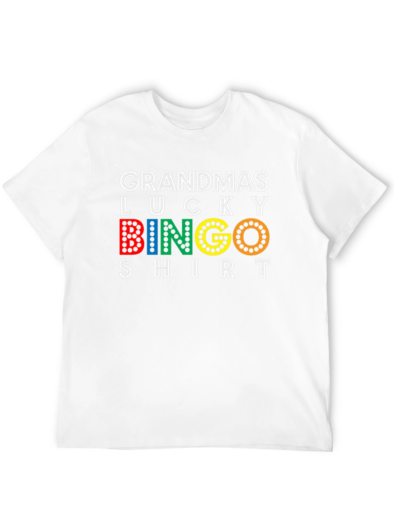Black Grandma's Lucky Bingo T-Shirt view 12