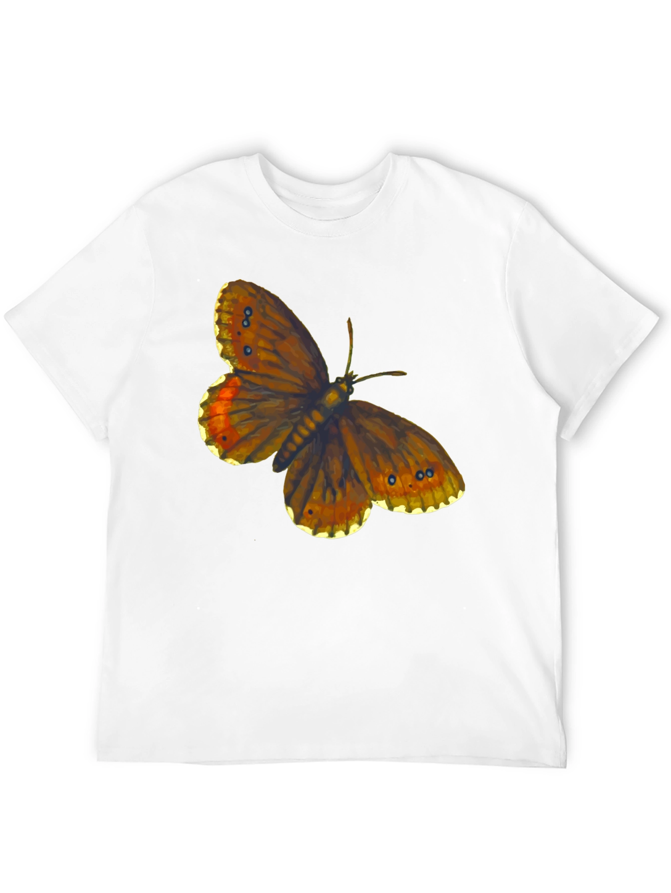 Black Butterfly Graphic Tee - Trendy Casual Wear view 12