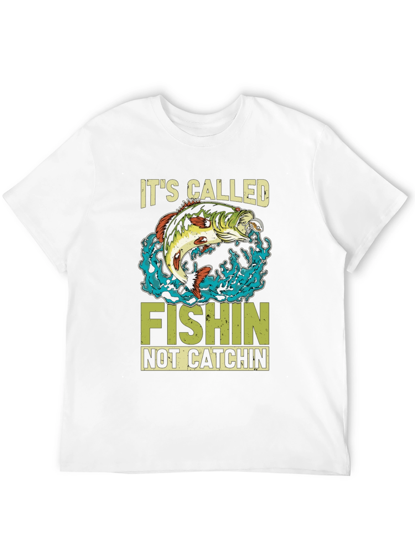 Black It's Called Fishin' T-Shirt - Fishing Apparel view 12