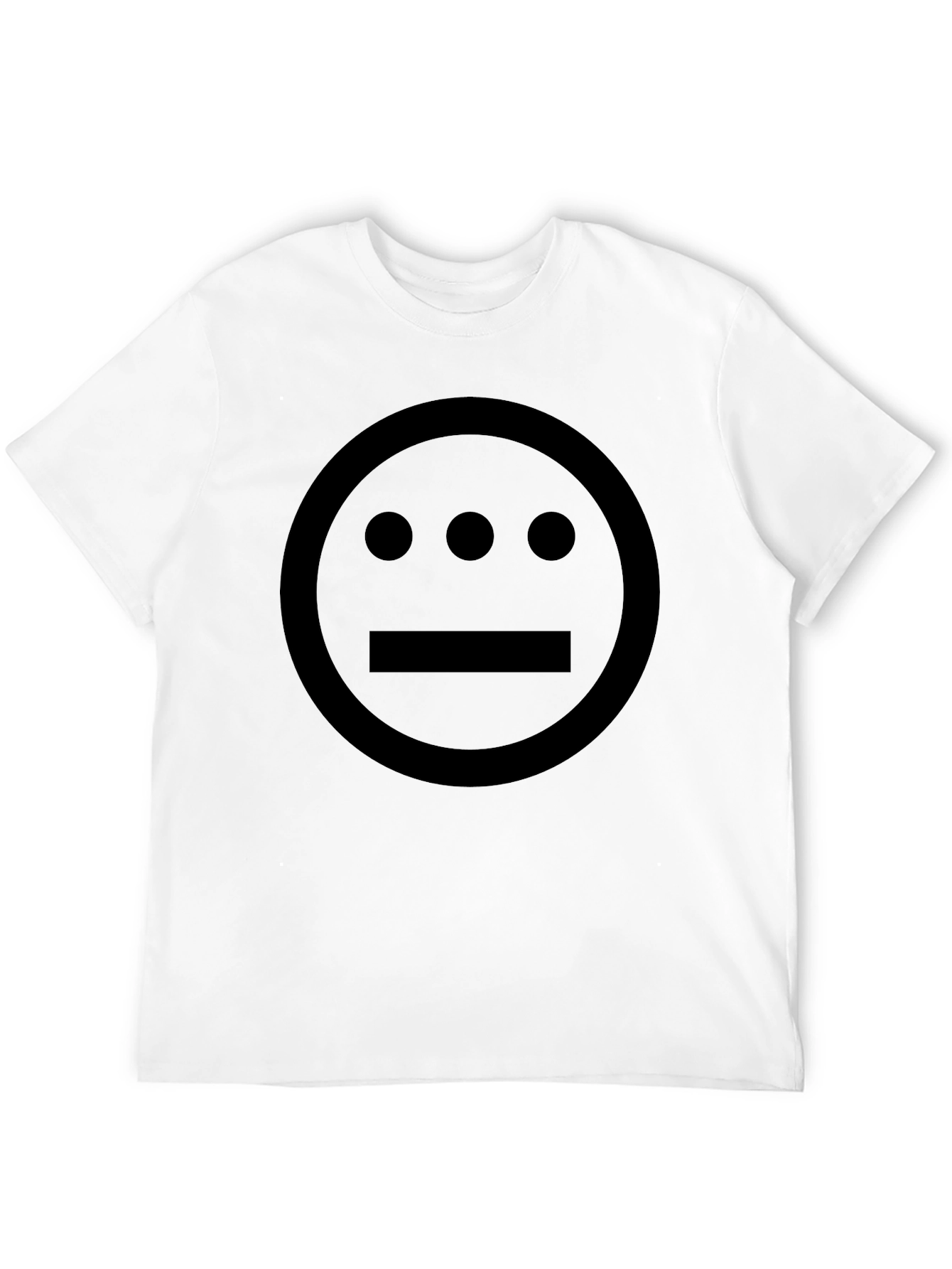 Black Minimalist Circle Design Tee view 12