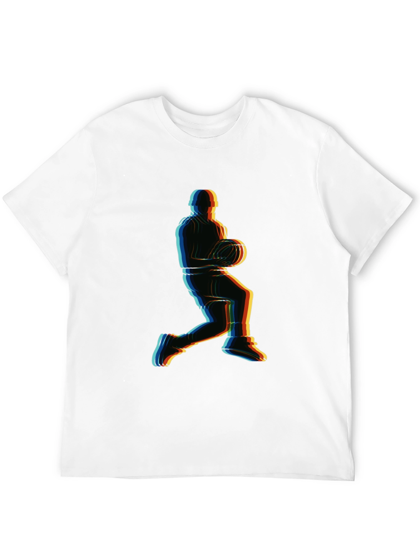 Black Basketball Player Graphic Tee - Retro Style view 12