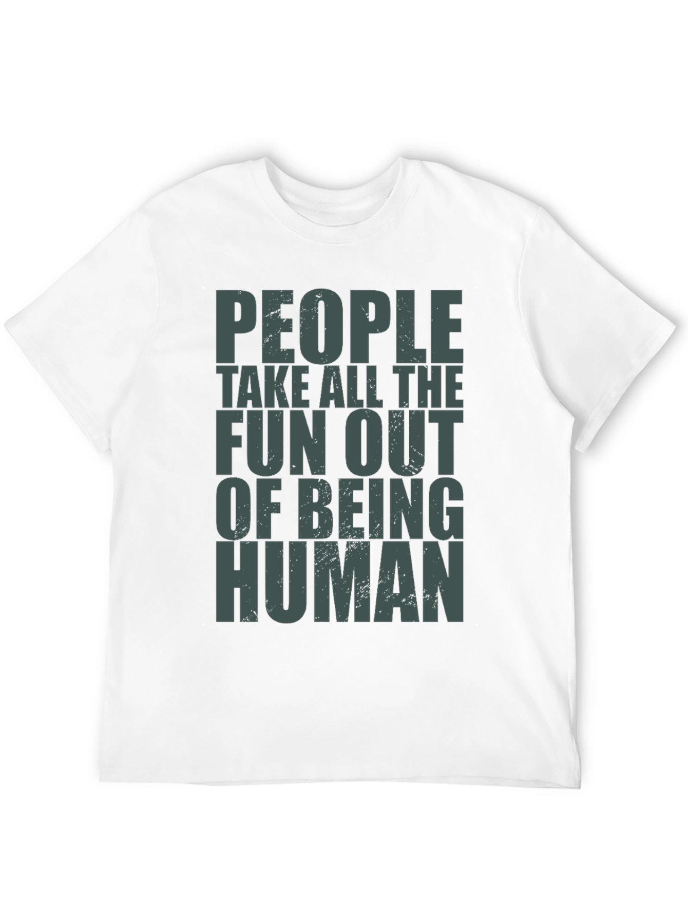 Black People Take Fun Out Of Being Human T-Shirt view 12