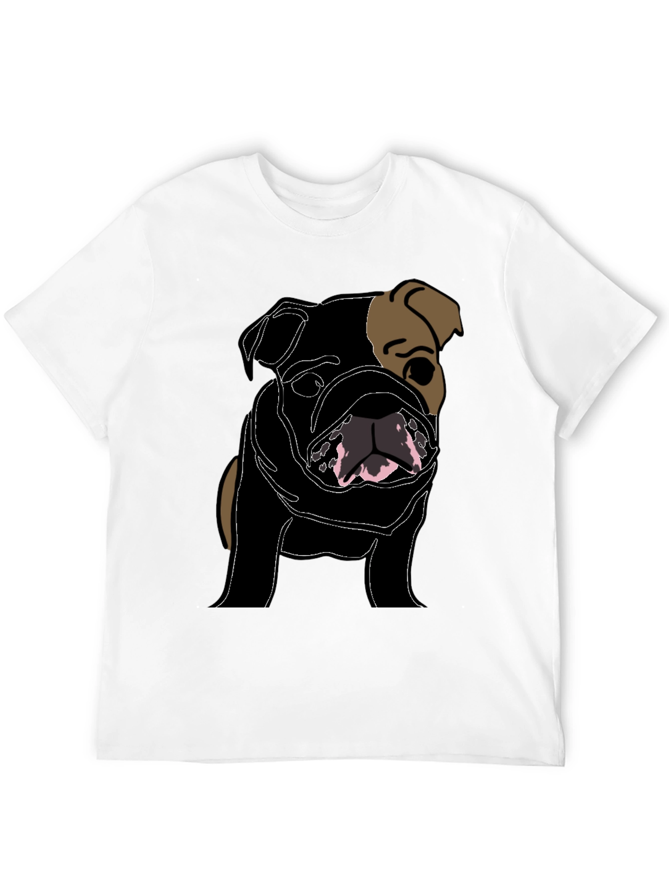 Black Bulldog Graphic Tee - Stylish Dog Lover's Shirt view 12