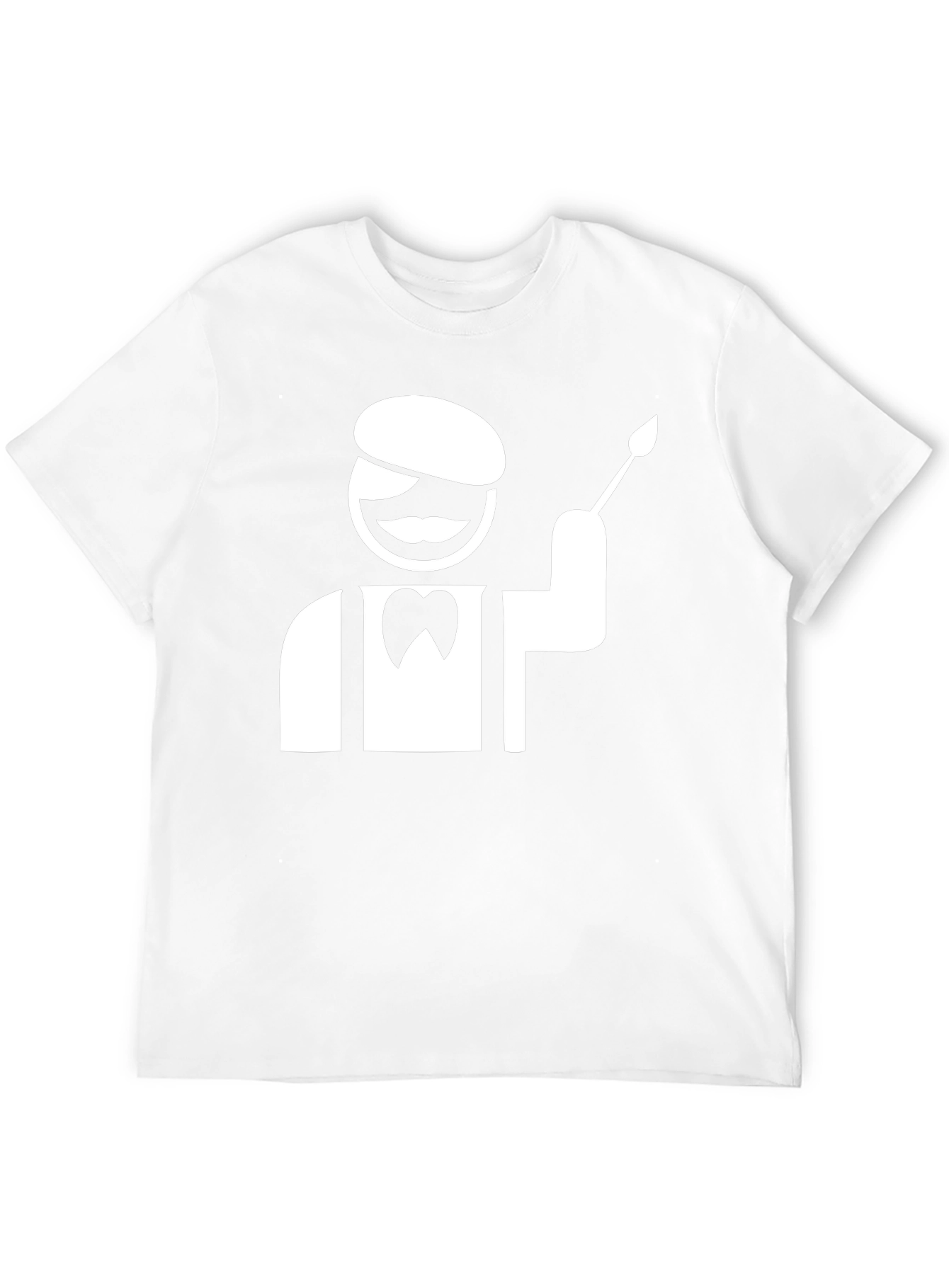 Black Painter Graphic T-Shirt | Artistic Black Tee view 12