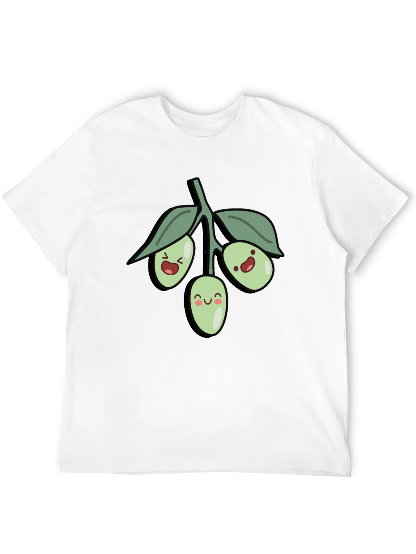Black Olive You T-Shirt - Cute Graphic Tee view 12