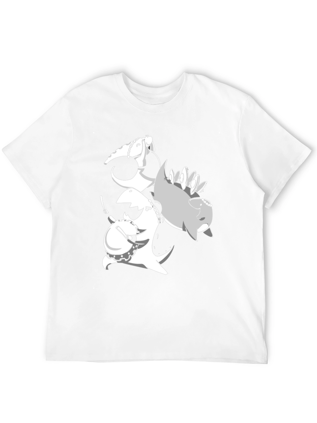 Black Dinosaur Band T-Shirt view 12