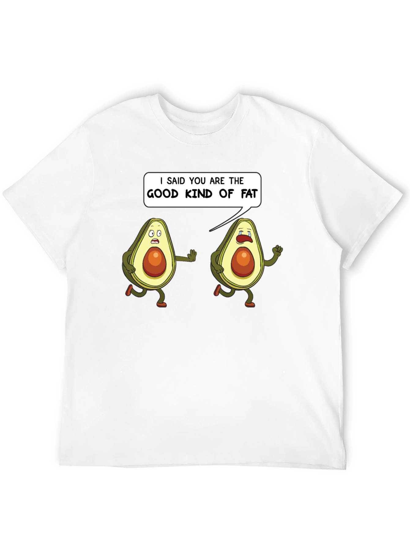 Black Good Kind of Fat Avocado Humor T-Shirt view 12