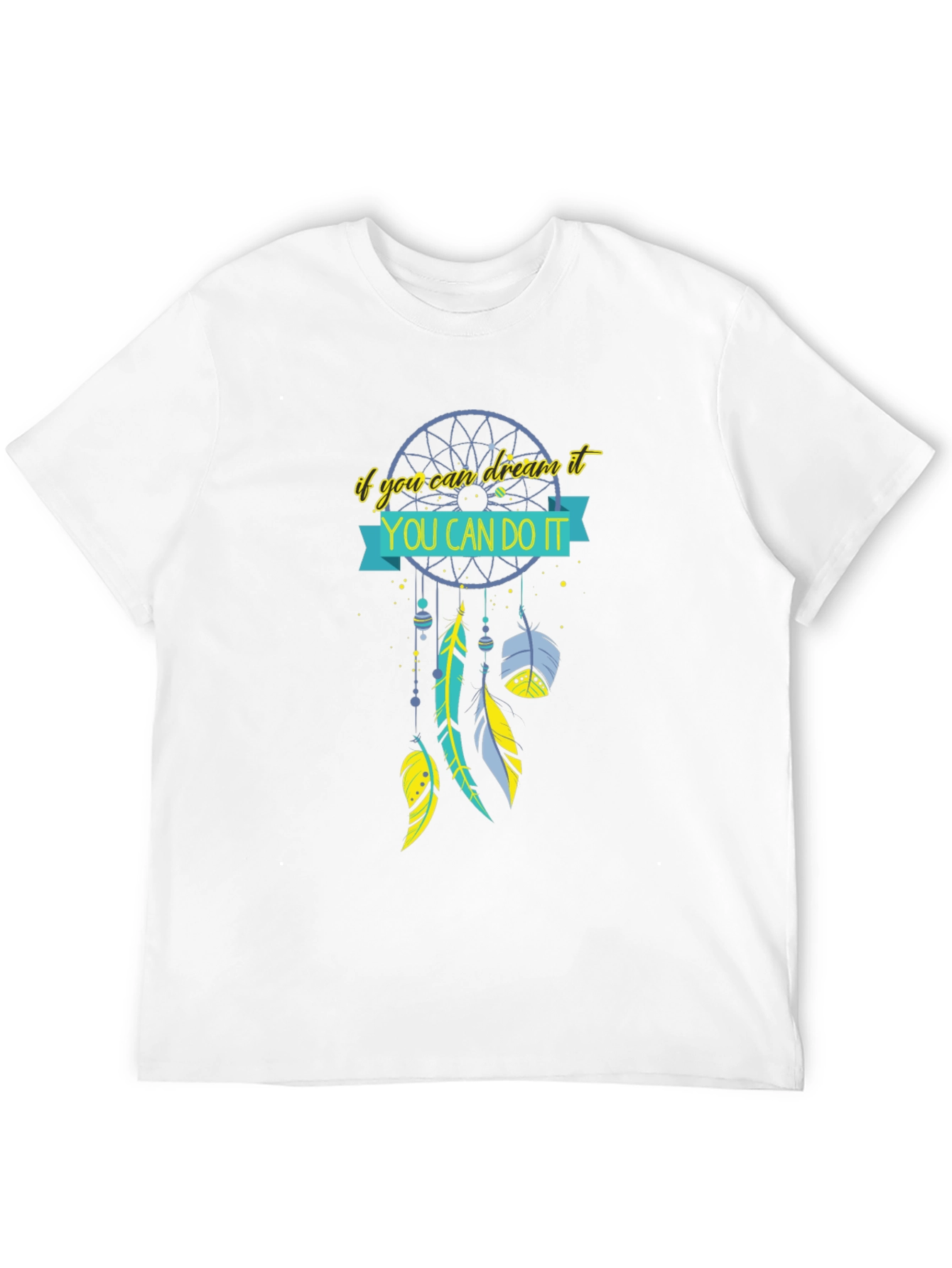 Black Dream Catcher Graphic Tee - You Can Do It! view 12