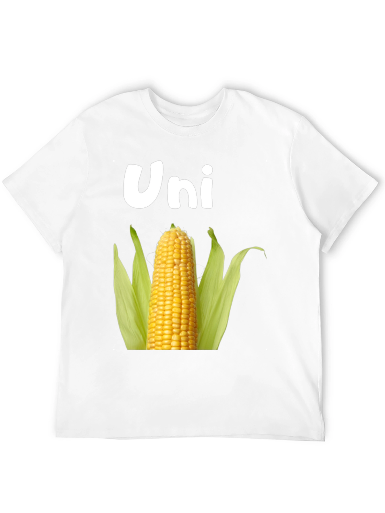 Black Uni Corn T-Shirt - Novelty Food Pun Tee view 12
