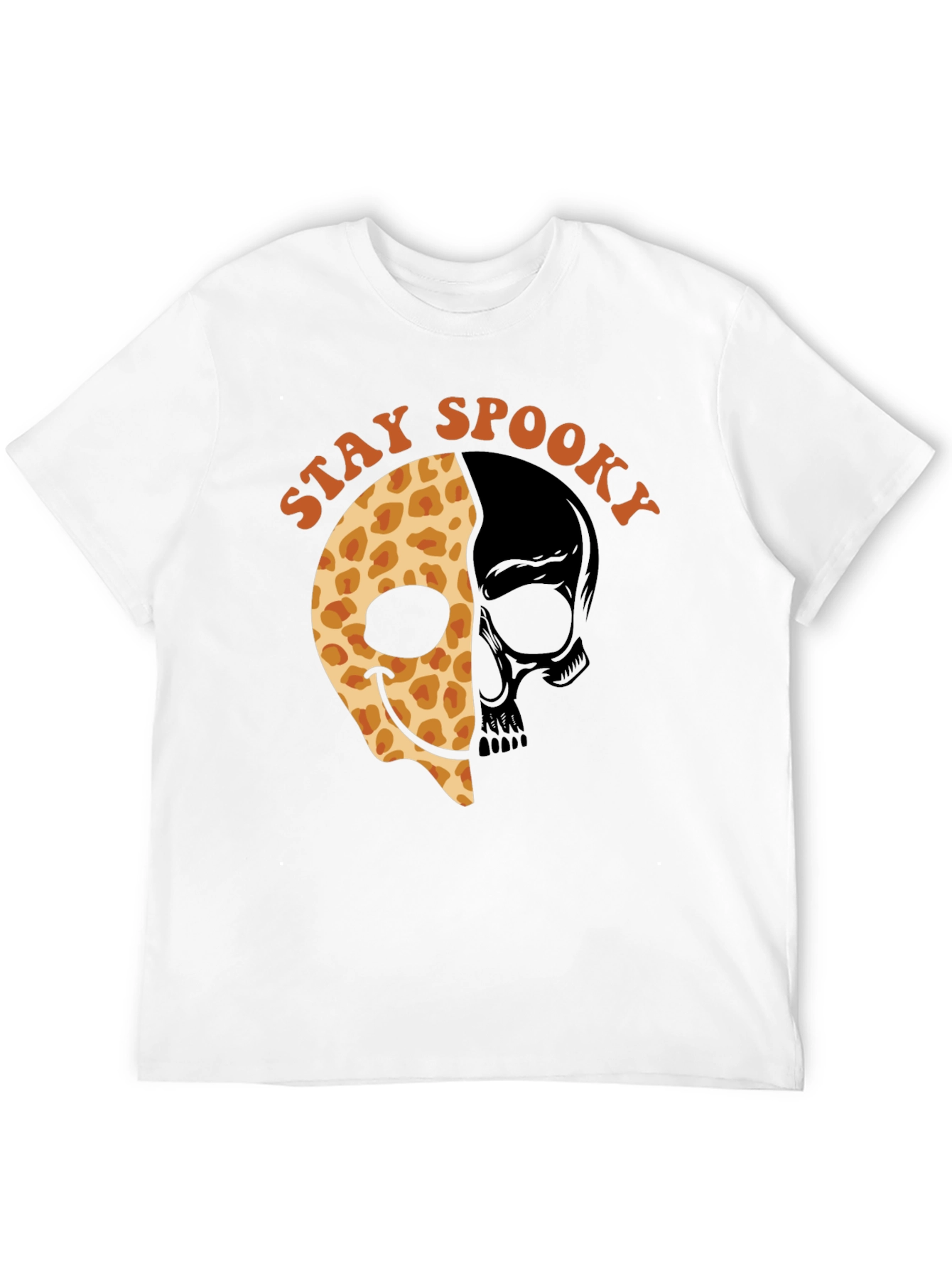 Black Stay Spooky Halloween T-Shirt view 12