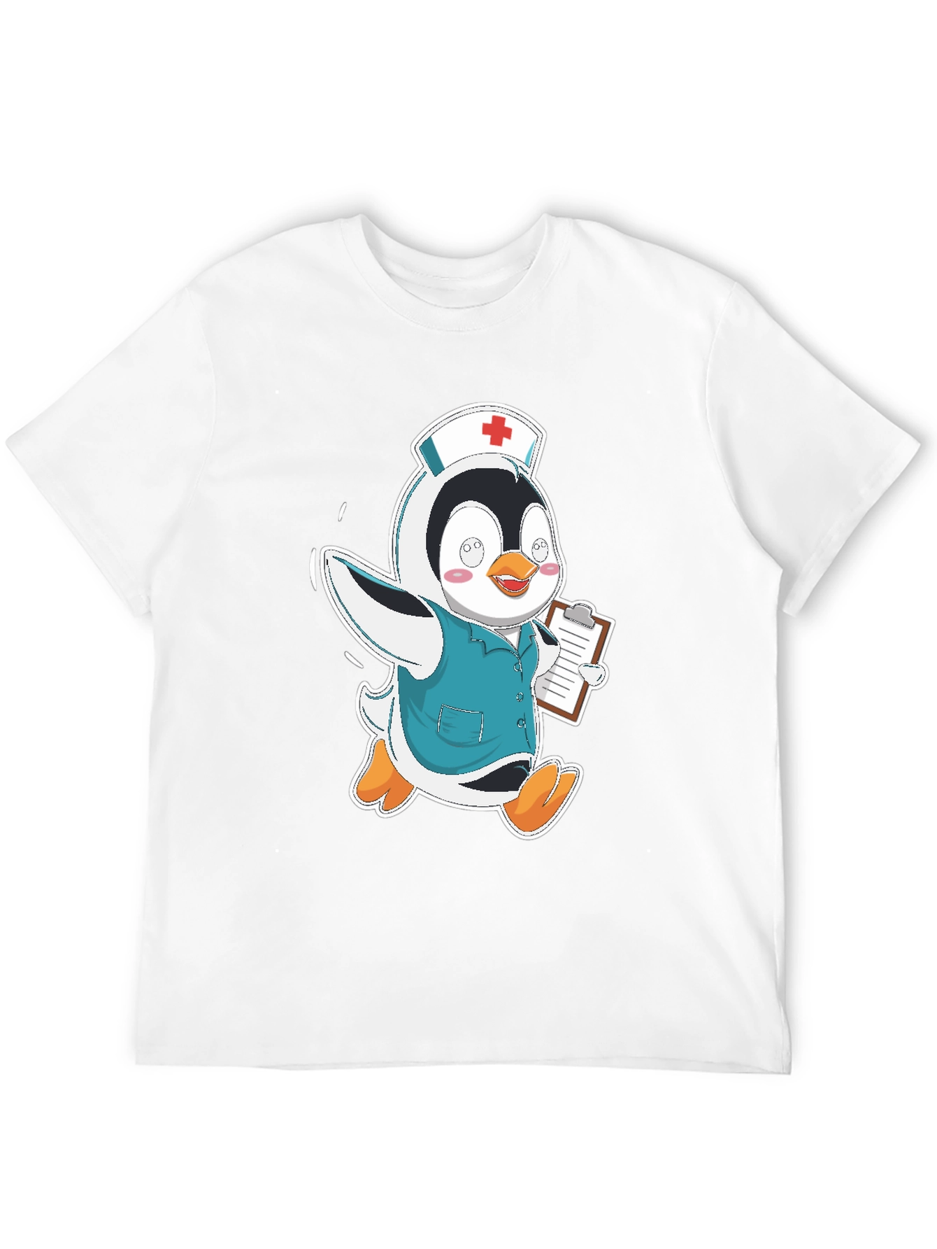 Black Nurse Penguin T-Shirt view 12