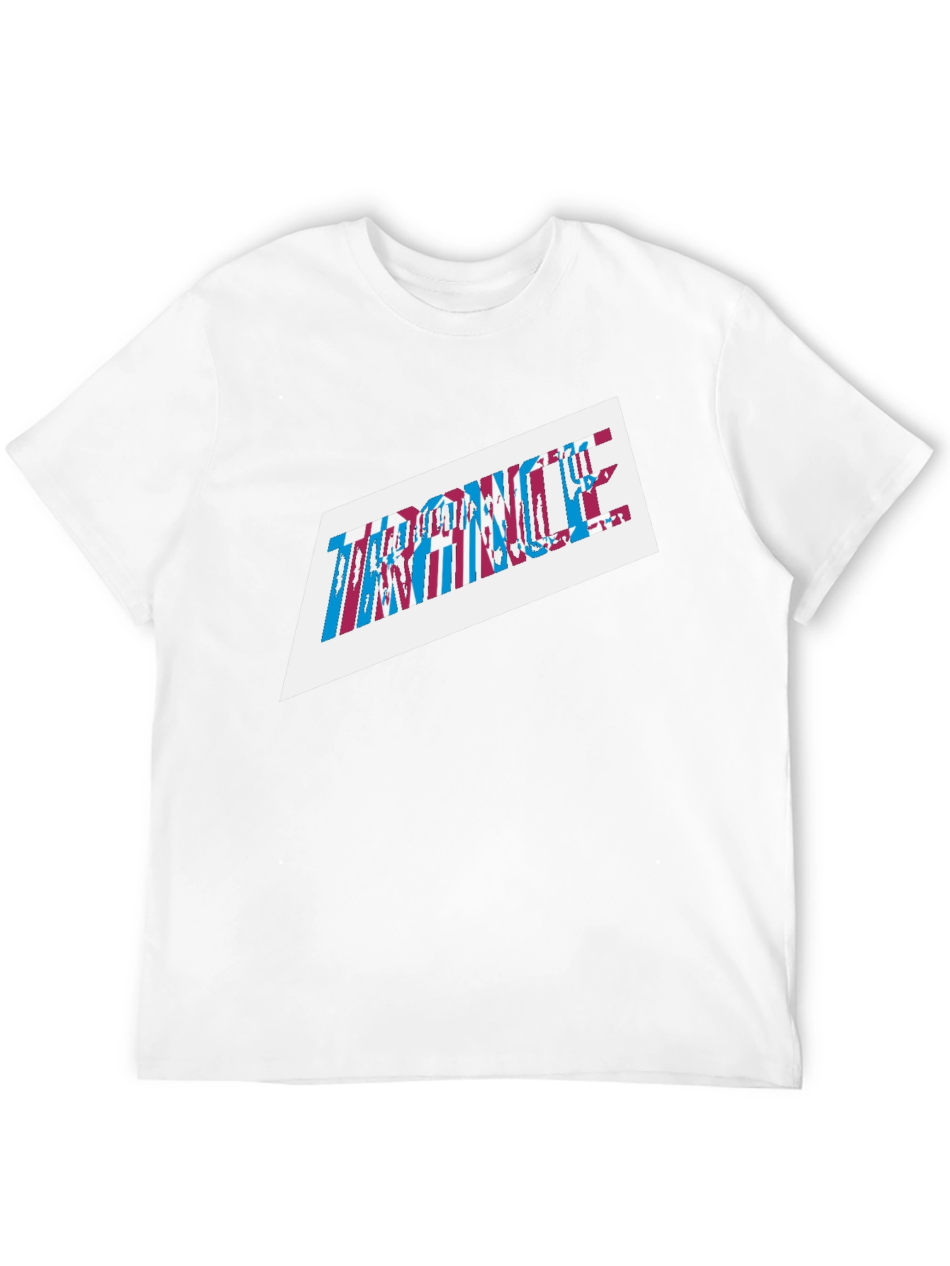 Black Trance Graphic Print Men's Black T-Shirt view 12