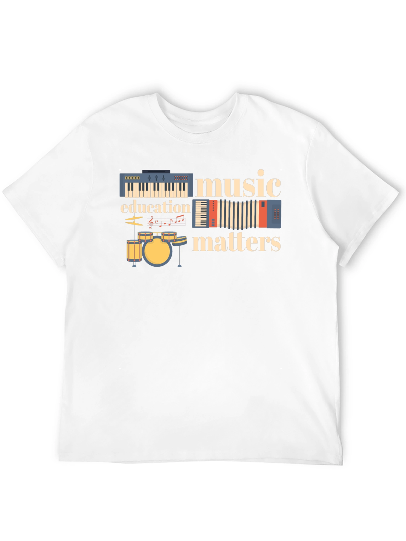Black Music Education Matters Graphic T-Shirt view 12