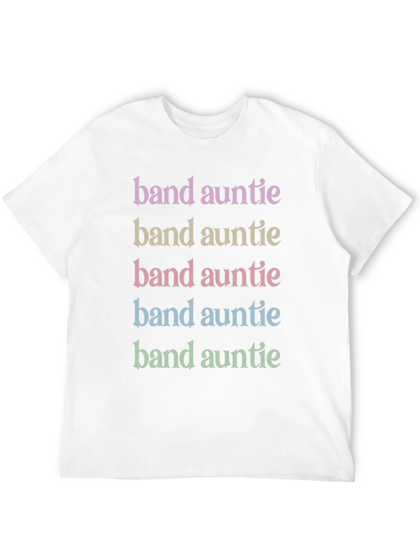 Black Band Auntie Graphic Tee - Unisex Cotton T-Shirt view 12