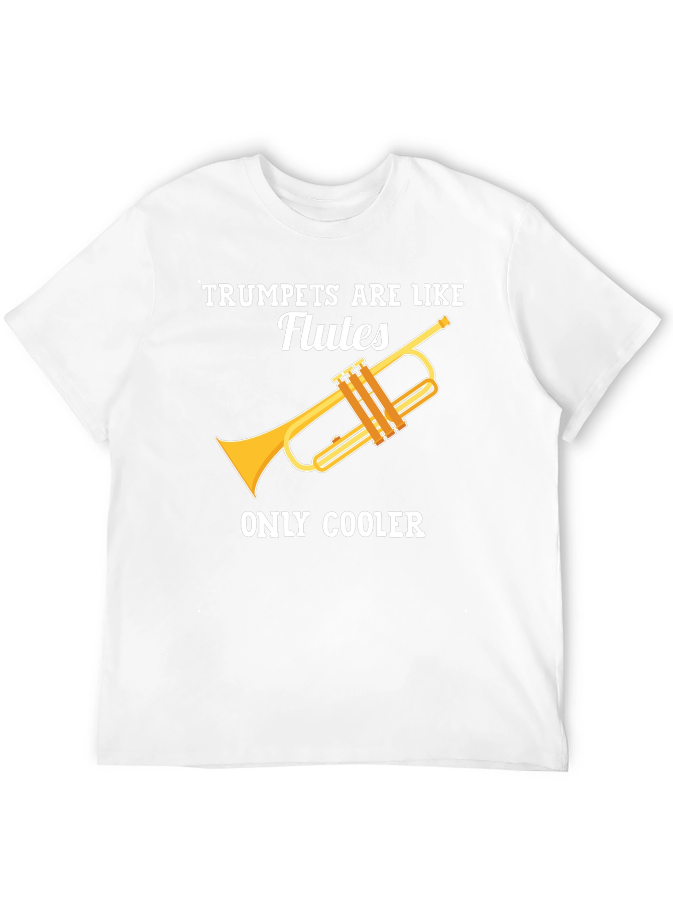Black Trumpets Are Like Flutes Funny Music T-Shirt view 12