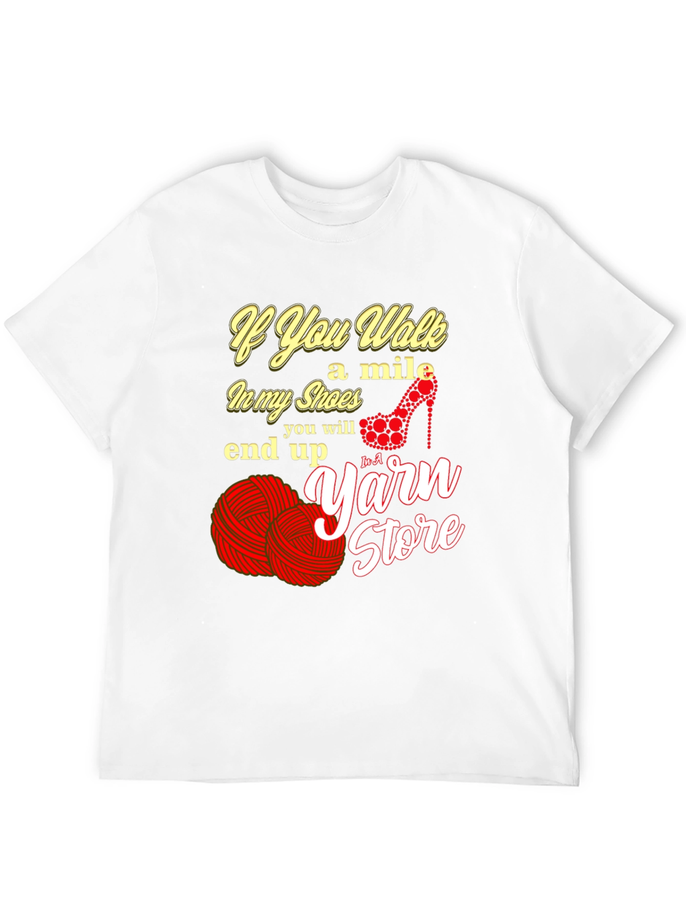 Black If You Walk a Mile in My Shoes T-Shirt view 12