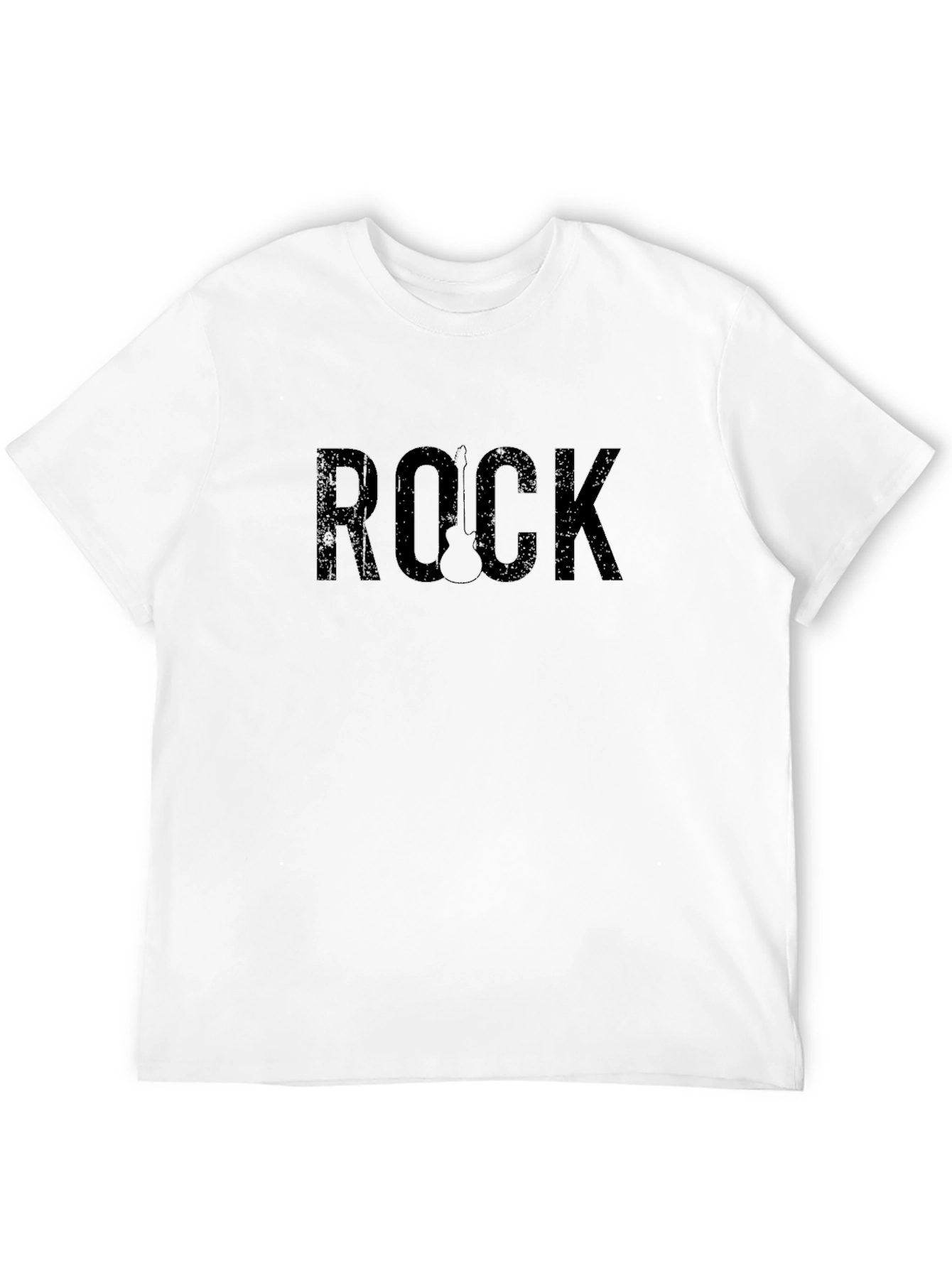 Black Rock T-Shirt - Black Crew Neck Tee view 12