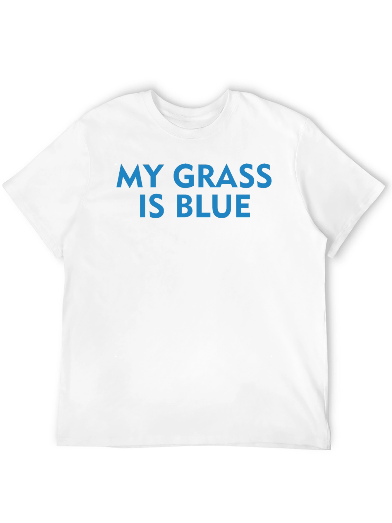 Black My Grass Is Blue - Funny Graphic Tee view 12