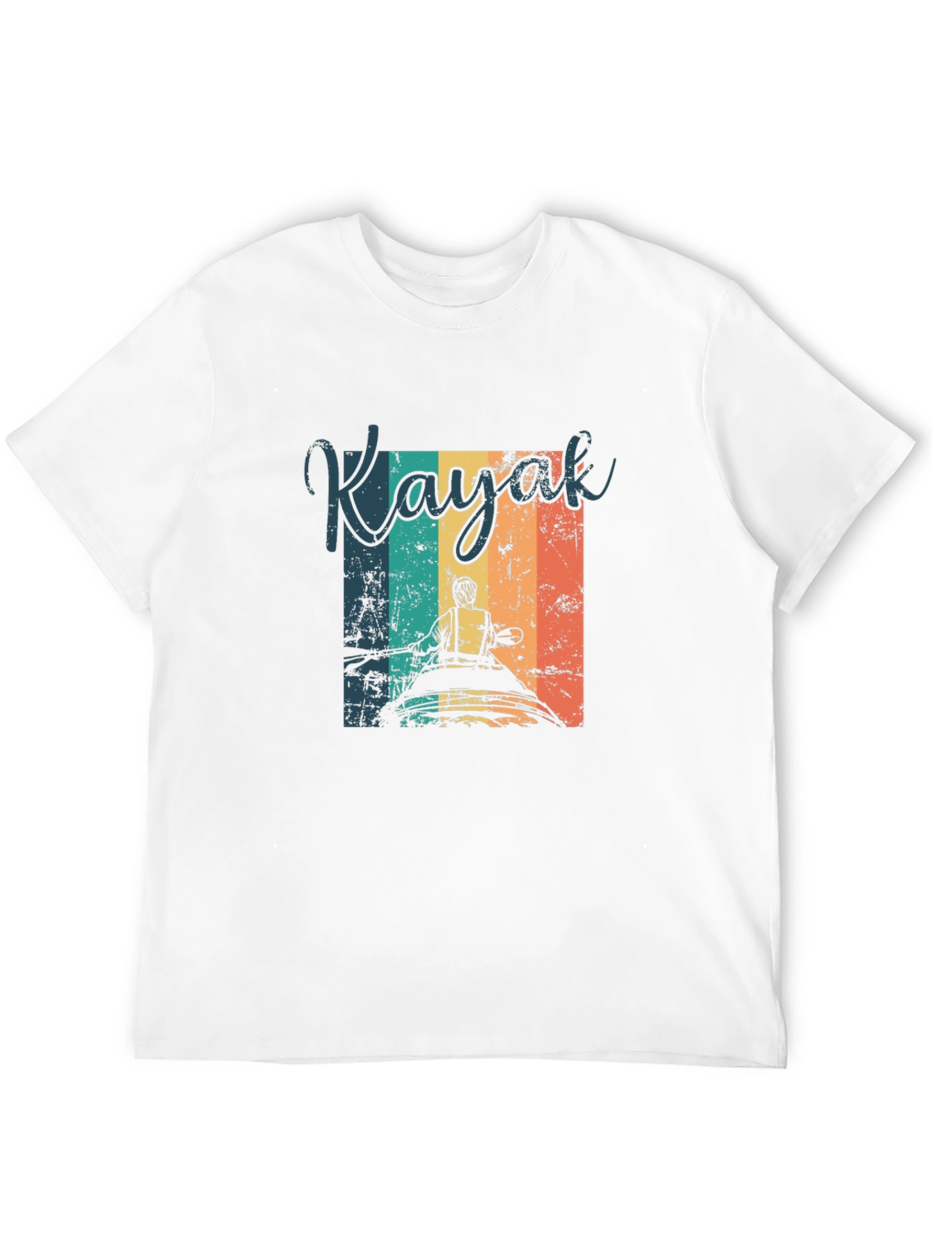 Black Vintage Kayak T-Shirt - Retro Paddling Tee view 12