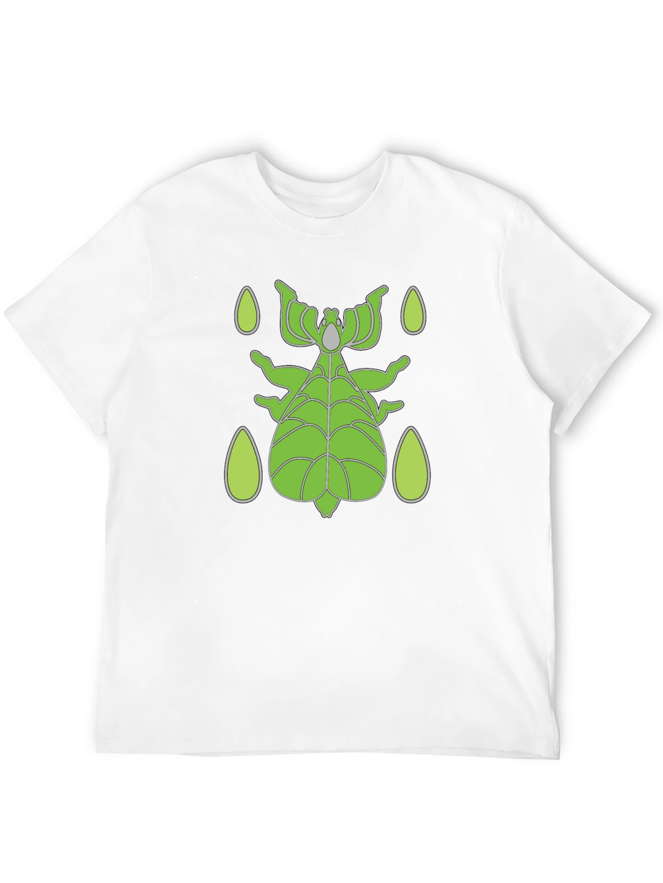 Black Green Stick Bug T-Shirt - Unique Insect Design view 12
