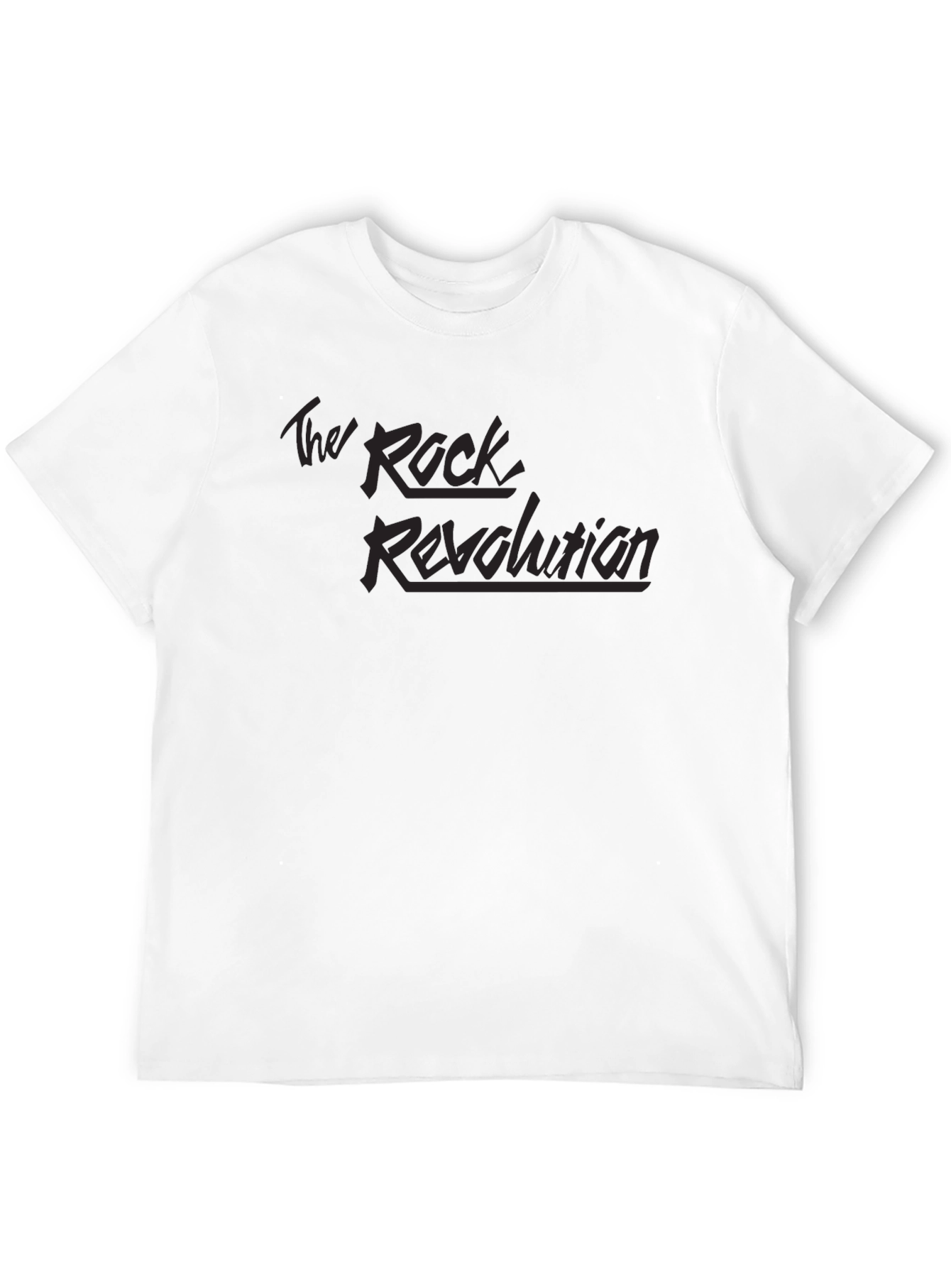 Black The Rock Revolution Black Graphic T-Shirt view 12