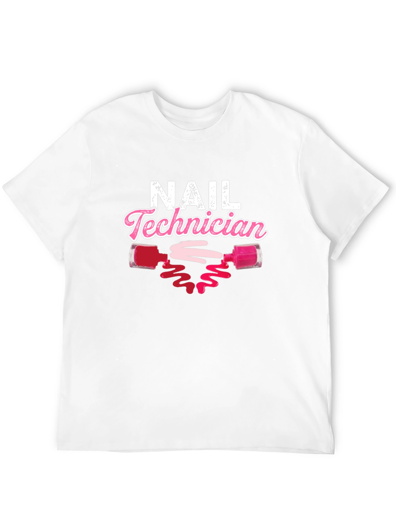 Black Nail Technician T-Shirt - Manicure & Pedicure view 12