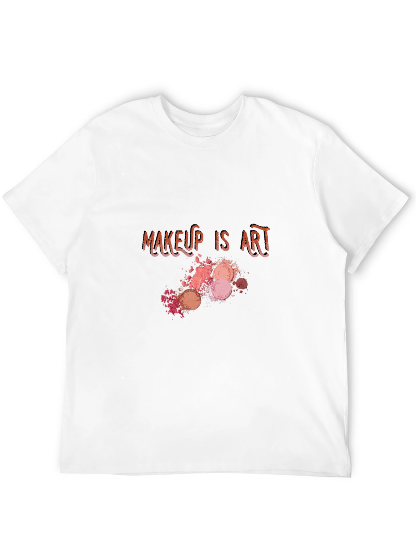 Black Makeup Is Art Graphic Tee view 12