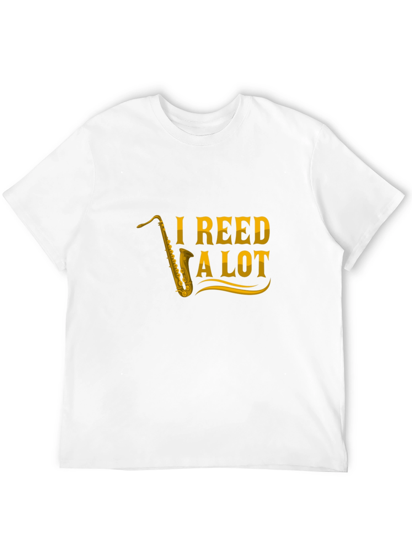 Black I Reed a Lot Saxophone T-Shirt - Black view 12